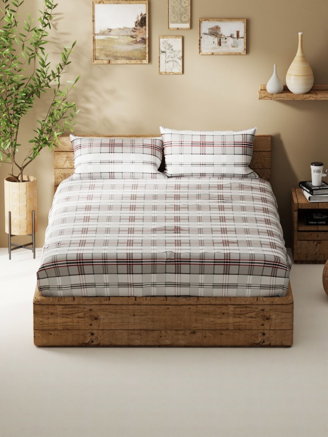 BIANCA Lacasita Grey Printed 120 TC Queen Bedsheet with 2 Pillow Covers 2.29 m X 2.54 m
BIANCA Lacasita Grey Printed 120 TC Queen Bedsheet with 2 Pillow Covers 2.29 m X 2.54 m