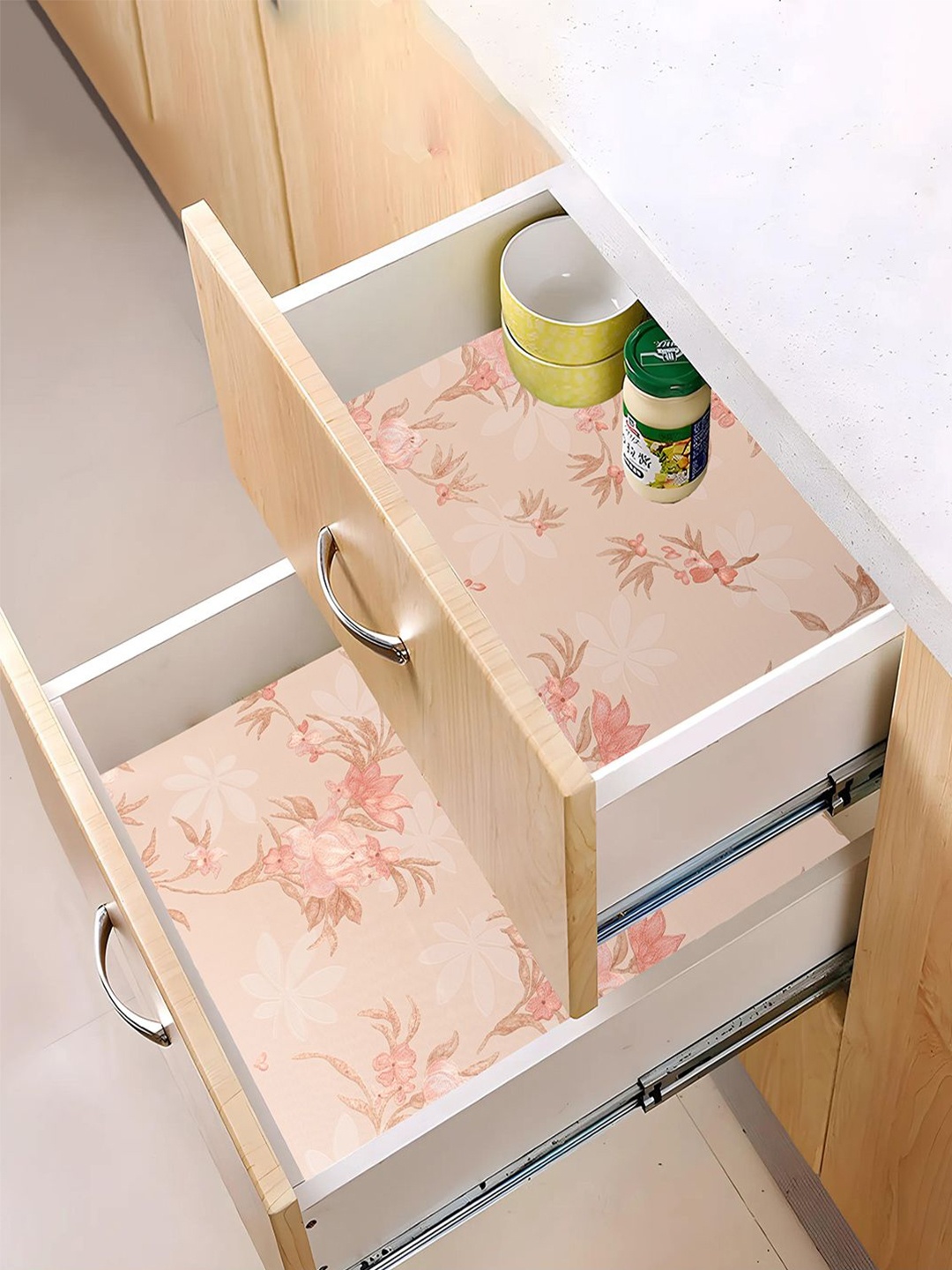 Kuber Industries Cream-Coloured 3Pcs Floral Printed Water Resistant Shelf Liner Organisers
Kuber Industries Cream-Coloured 3Pcs Floral Printed Water Resistant Shelf Liner Organisers
