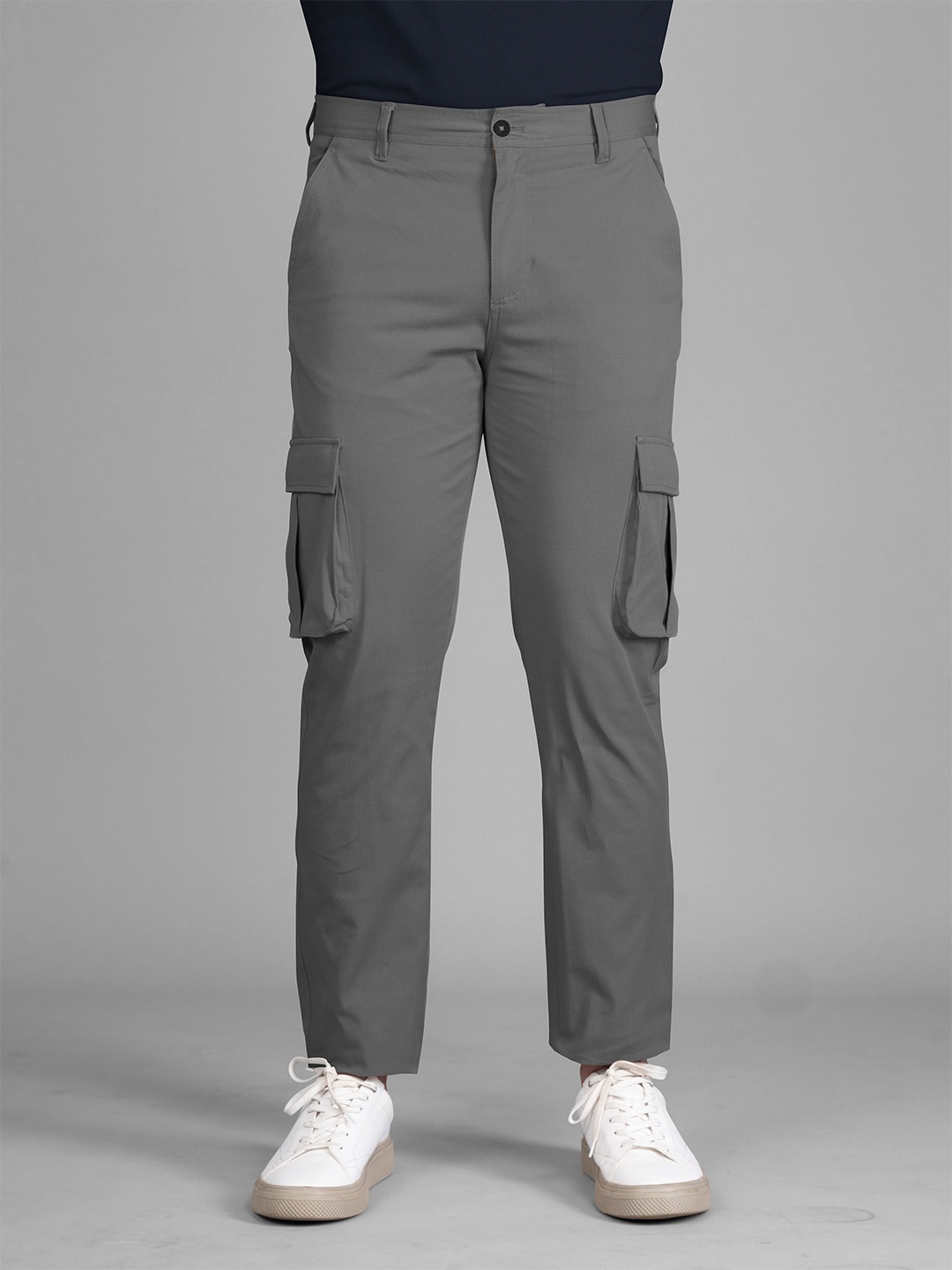 The Pant Project Men Slim Fit Mid-Rise Wrinkle Free Soft-Stretch-Comfort Cargo Trousers, Black
The Pant Project Men Slim Fit Mid-Rise Wrinkle Free Soft-Stretch-Comfort Cargo Trousers, Black