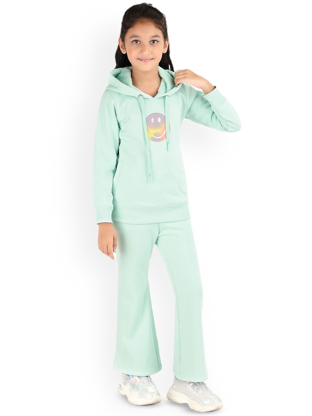 SMSHOPMORE Regular Fit Co-ord Set, Printed Full Sleeves Hoodie & Bell Bottom Trouser, Green
SMSHOPMORE Regular Fit Co-ord Set, Printed Full Sleeves Hoodie & Bell Bottom Trouser, Green