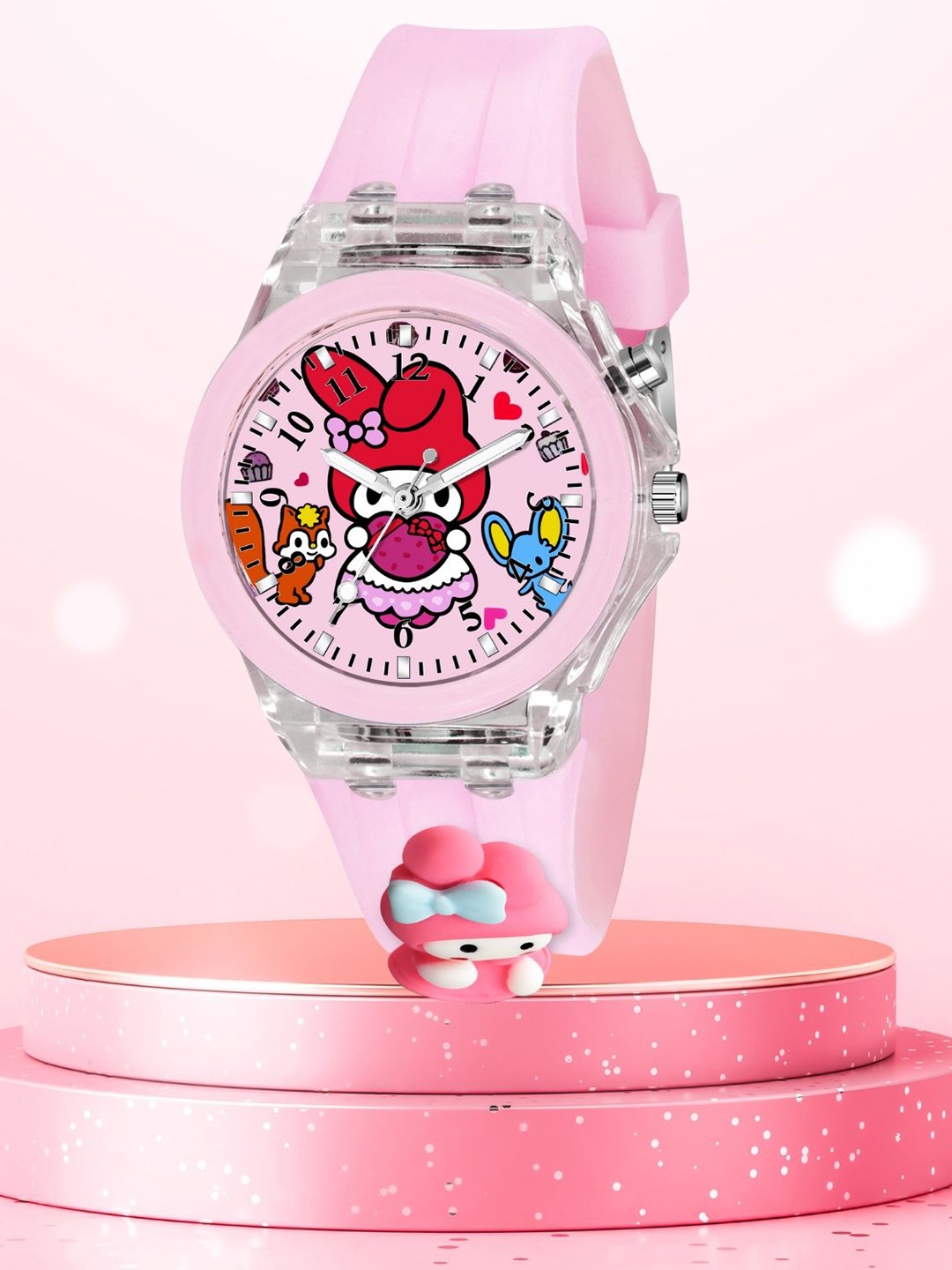 SWADESI STUFF Unisex Kids Dial & Straps Analogue Multi Function Watch MULTI LIGHT PINK TEDDY
SWADESI STUFF Unisex Kids Dial & Straps Analogue Multi Function Watch MULTI LIGHT PINK TEDDY