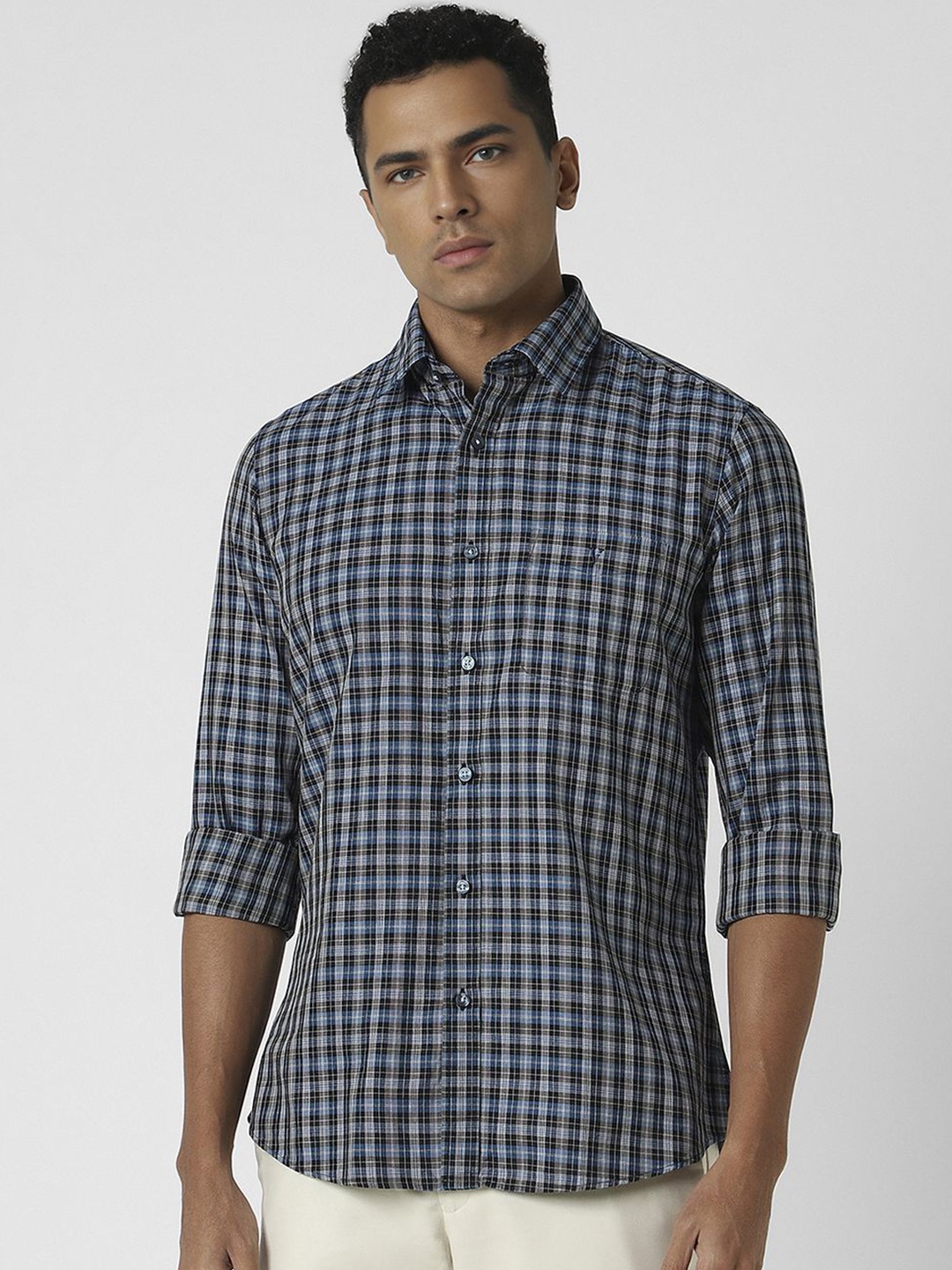 Van Heusen Sport Men Spread Collar Tartan Checked Cotton Slim Fit Casual Shirt, Multi
Van Heusen Sport Men Spread Collar Tartan Checked Cotton Slim Fit Casual Shirt, Multi