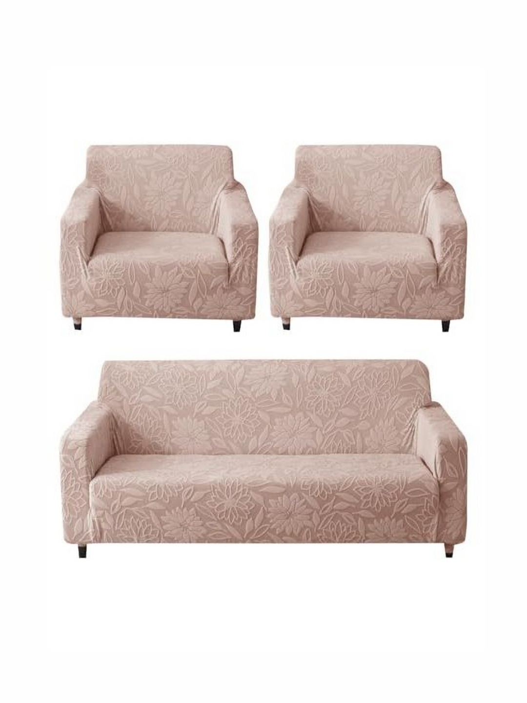 HOUSE OF QUIRK Pink Self Design Jacquard 3 Piece Sofa Cover 3 Seater + 1 Seater + 1 Seater
HOUSE OF QUIRK Pink Self Design Jacquard 3 Piece Sofa Cover 3 Seater + 1 Seater + 1 Seater