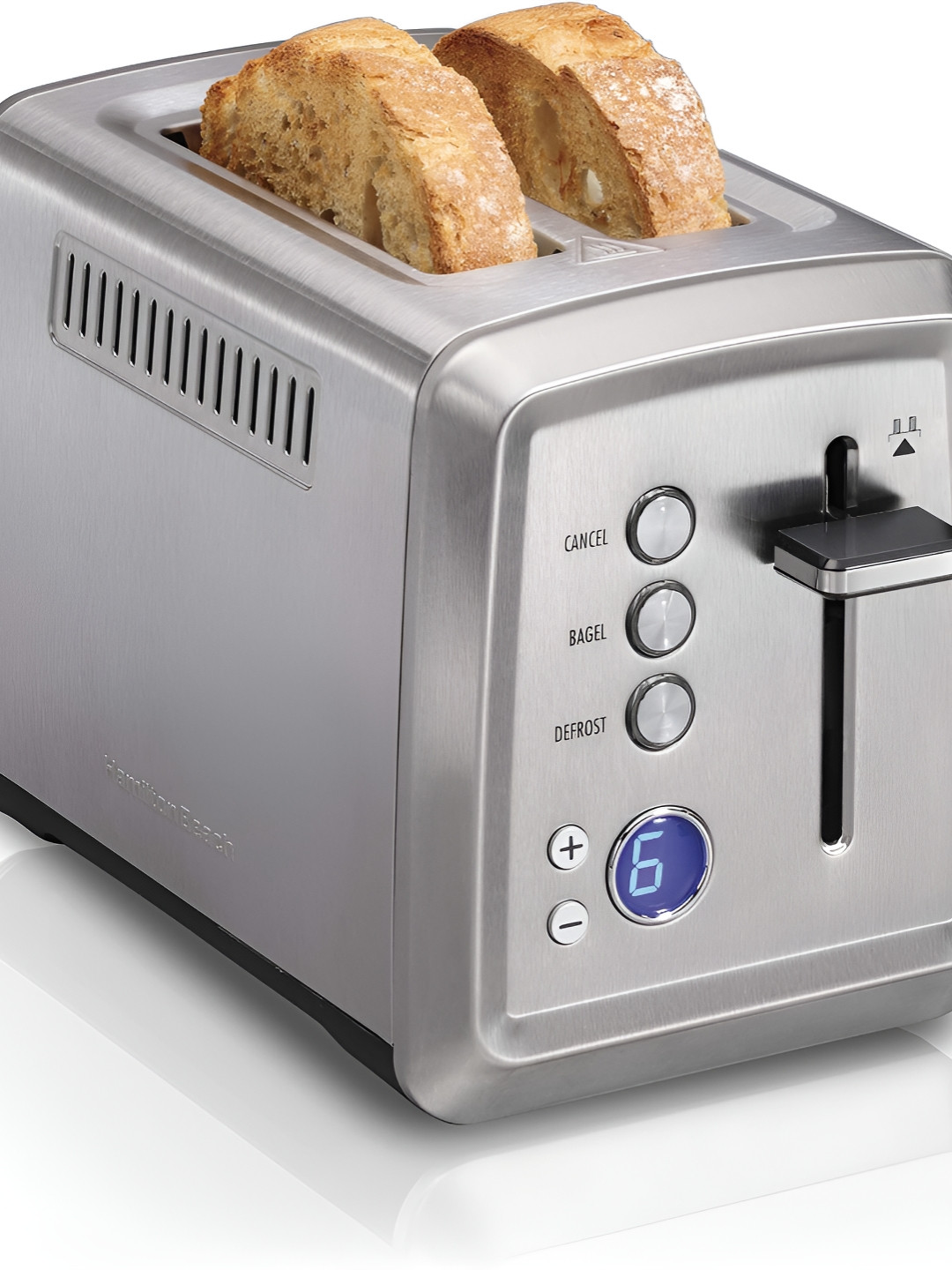 Hamilton Beach Stainless Steel 850 Watt Toasters, Silver 
Hamilton Beach Stainless Steel 850 Watt Toasters, Silver