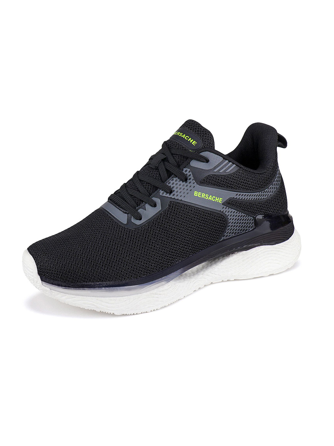 BERSACHE Men Mesh Medium Lace-Ups Walking Shoes, Black
BERSACHE Men Mesh Medium Lace-Ups Walking Shoes, Black