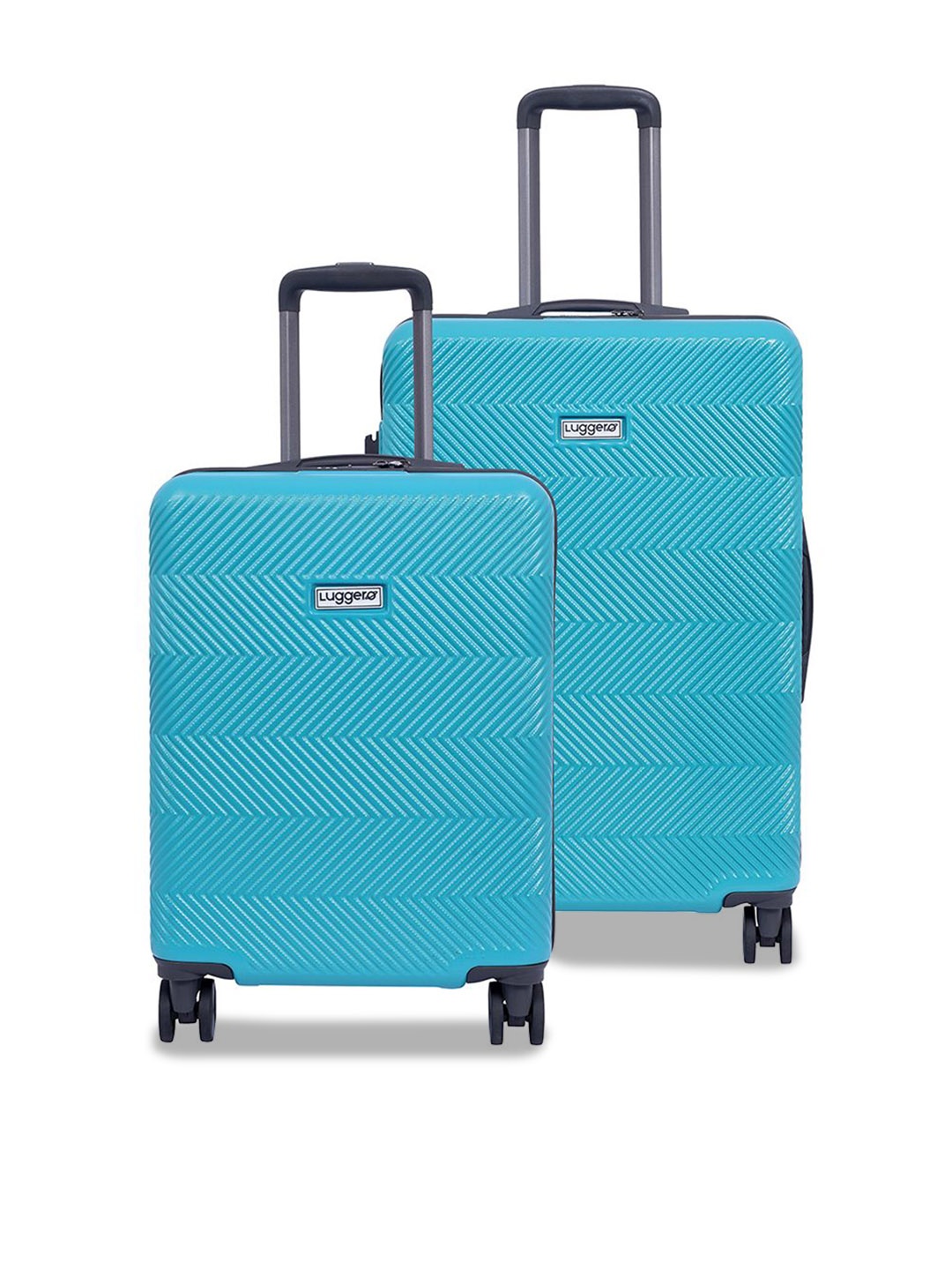 Luggero ASTRO Unisex Set Of 2 Textured Hard-Sided 360-Degree Rotation Trolley Bags, Sea green
Luggero ASTRO Unisex Set Of 2 Textured Hard-Sided 360-Degree Rotation Trolley Bags, Sea green