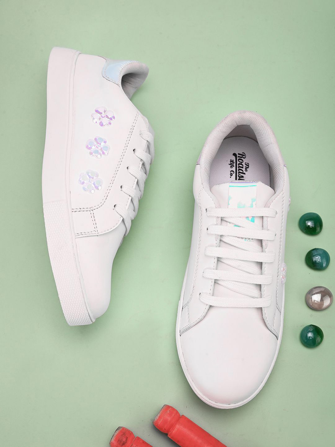 The Roadster Lifestyle Co. Women Casual Sneakers, White 
The Roadster Lifestyle Co. Women Casual Sneakers, White