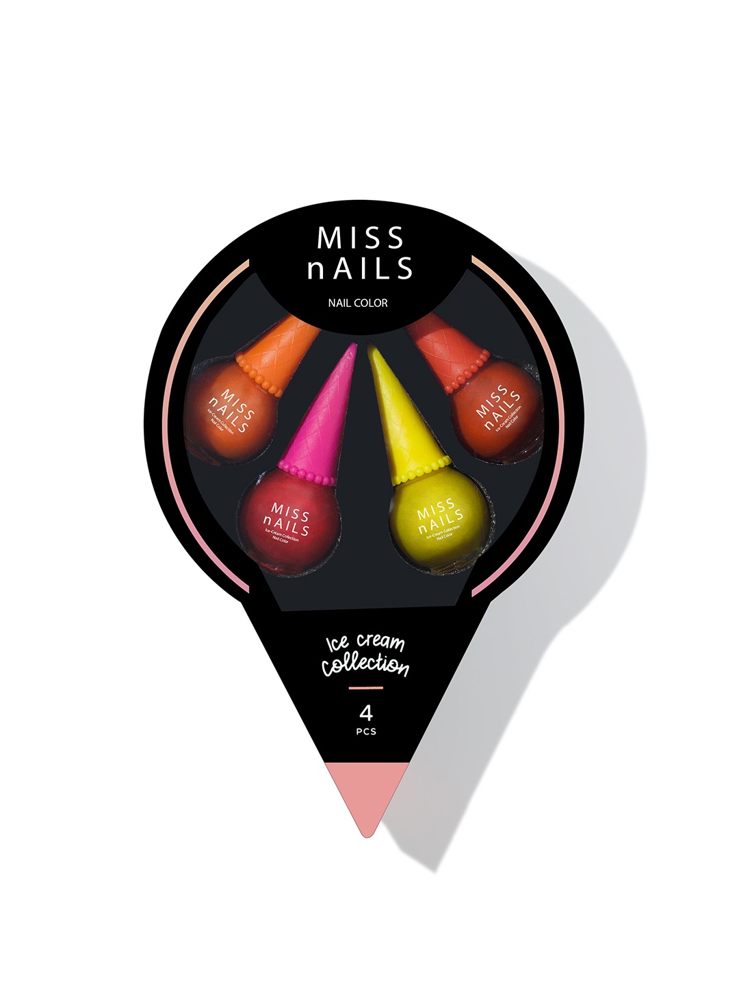 MISS NAILS Set Of 4 Ice Cream Toxin Free Nail Color - 10 ml Each - Shade SC66, Yellow
MISS NAILS Set Of 4 Ice Cream Toxin Free Nail Color - 10 ml Each - Shade SC66, Yellow