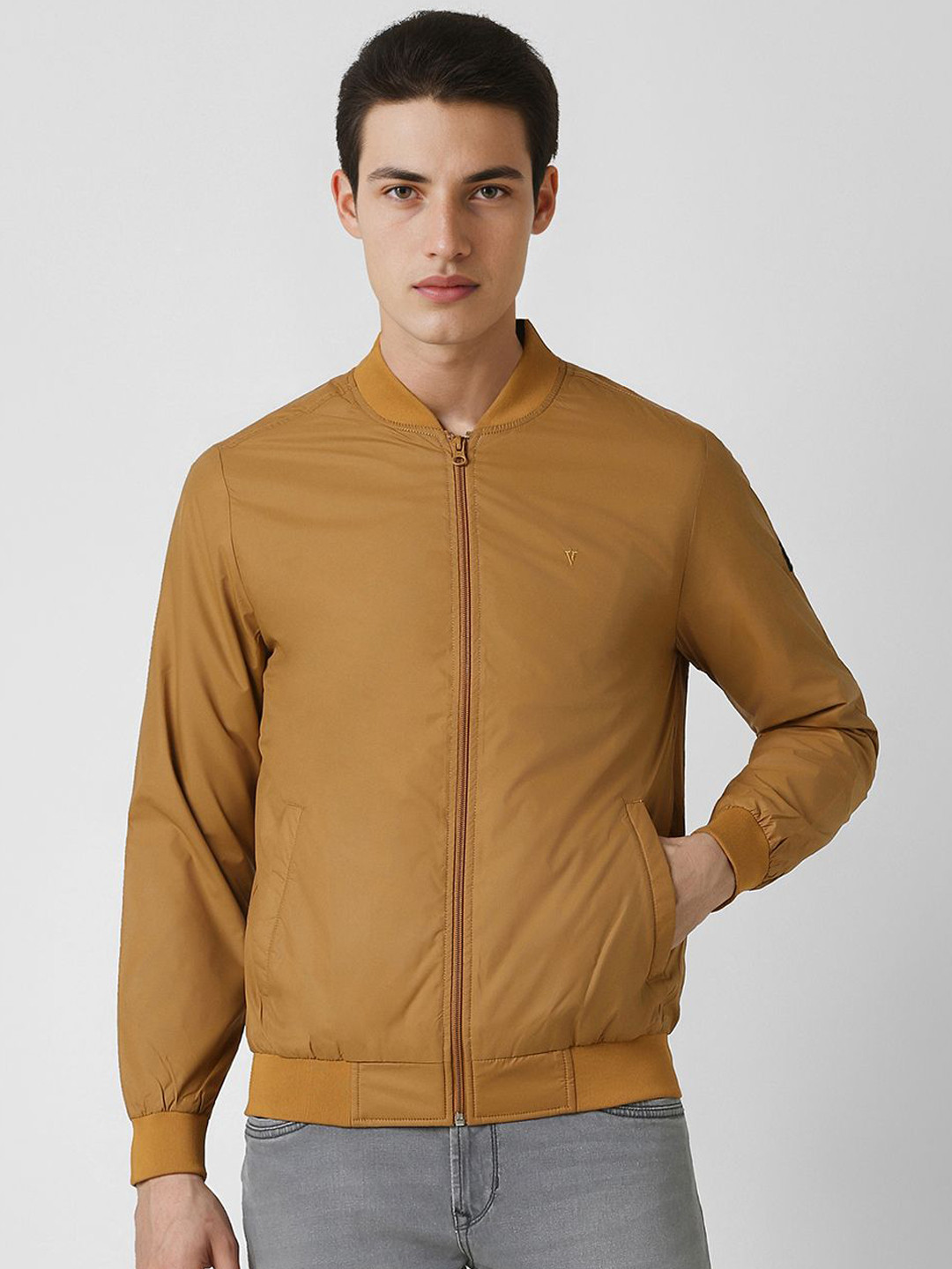 Van Heusen Sport Men Bomber Jacket, Yellow 
Van Heusen Sport Men Bomber Jacket, Yellow