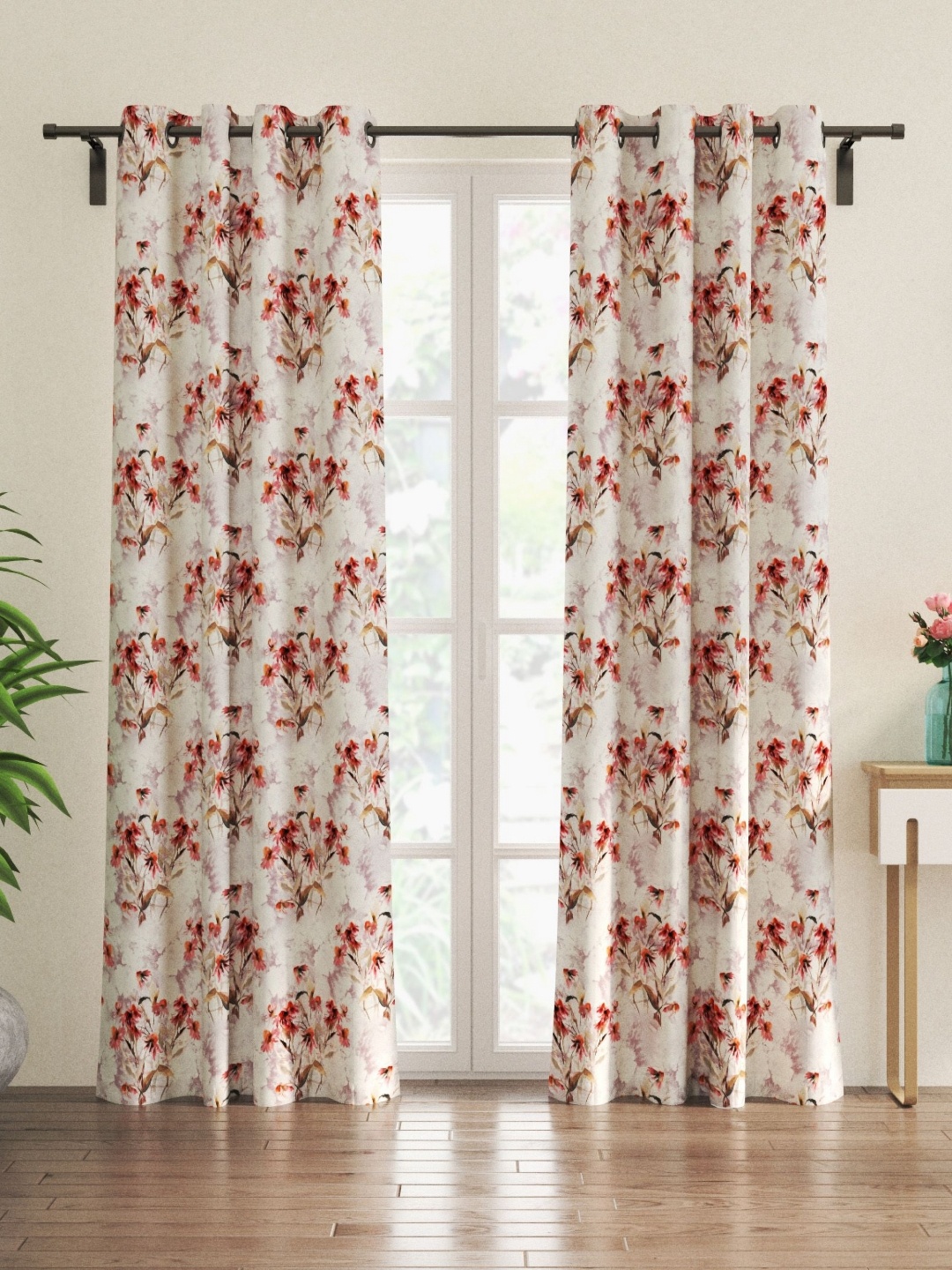 Home Centre Corsica Florish White & Orange 2 Pieces Floral Printed Door Curtain
Home Centre Corsica Florish White & Orange 2 Pieces Floral Printed Door Curtain
