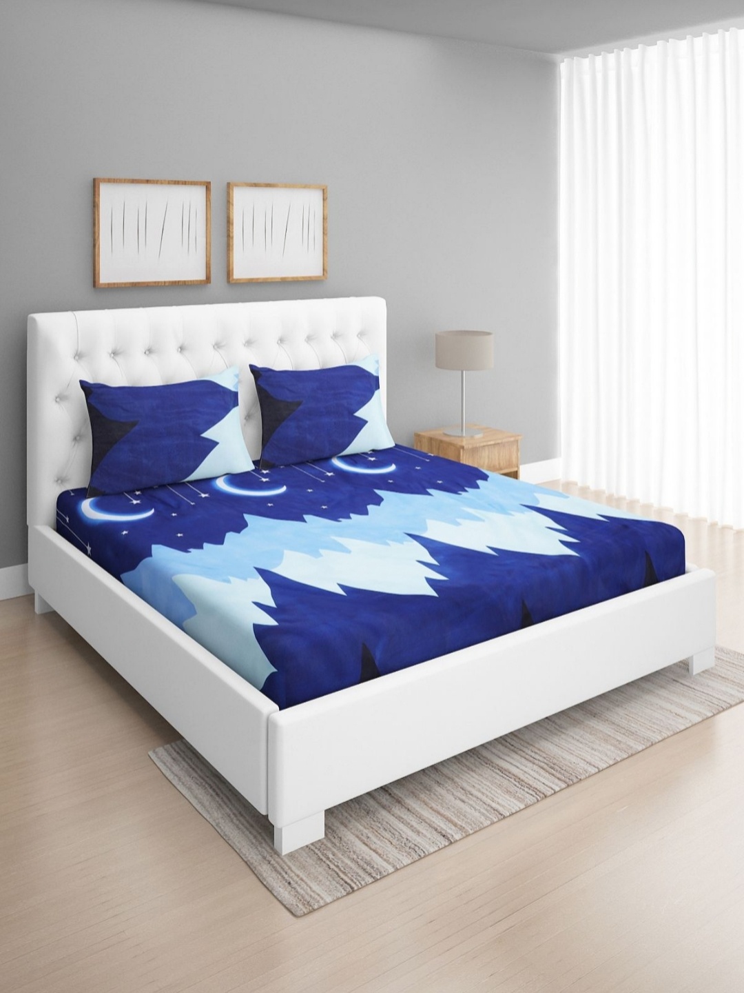 ROMEE Blue Abstract Printed 144 TC Microfiber Double Queen Bedsheet & 2 Pillow Covers
ROMEE Blue Abstract Printed 144 TC Microfiber Double Queen Bedsheet & 2 Pillow Covers