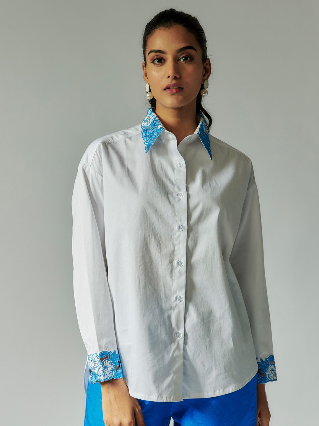 Maisolos Women Relaxed Spread Collar Solid Cotton Linen Relaxed Fit Casual Shirt, White
Maisolos Women Relaxed Spread Collar Solid Cotton Linen Relaxed Fit Casual Shirt, White
