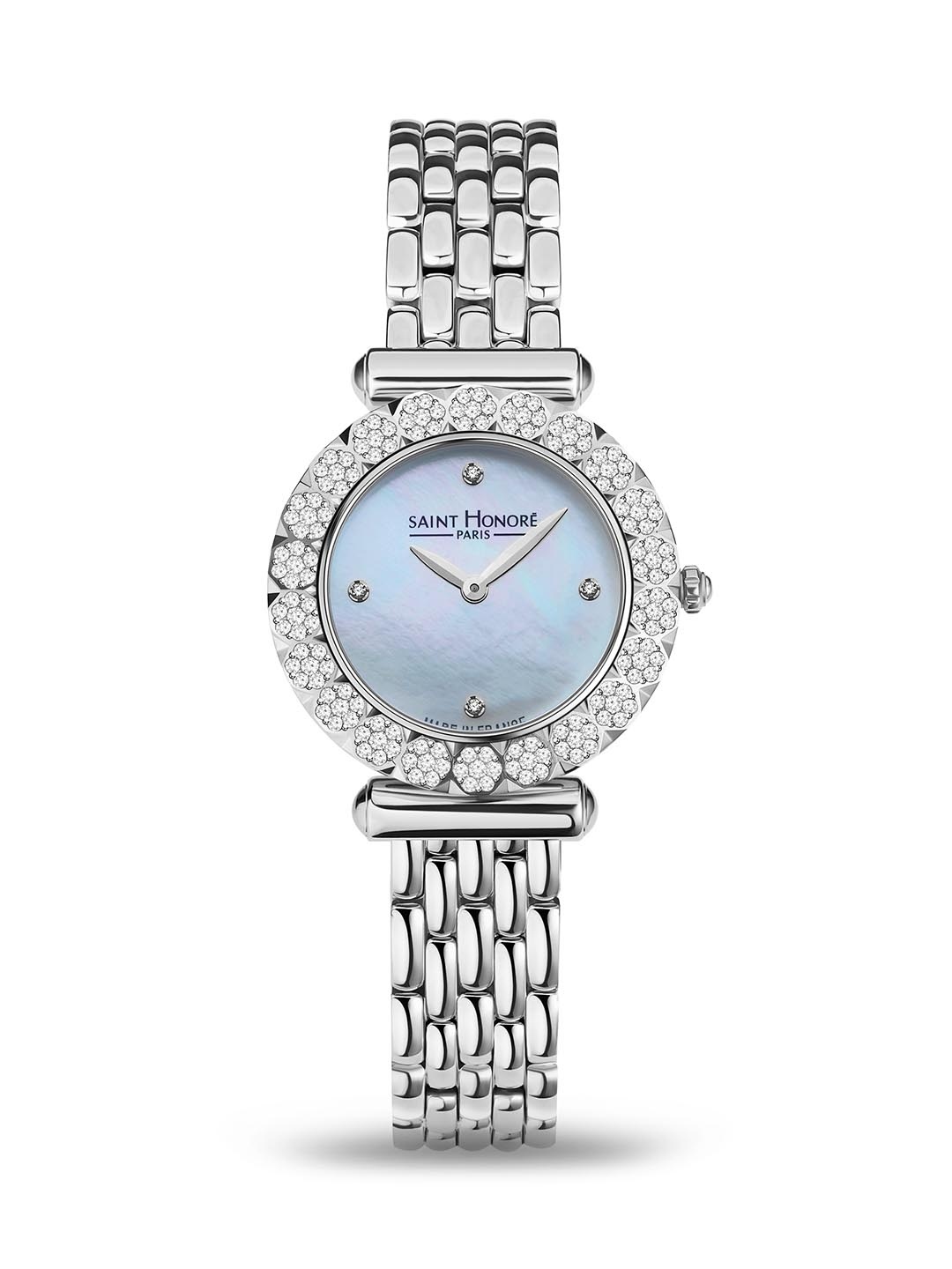 SAINT HONORE PARIS Women Gala Quartz White Round Watch- H-SH-GA721162-1BYD, Silver
SAINT HONORE PARIS Women Gala Quartz White Round Watch- H-SH-GA721162-1BYD, Silver
