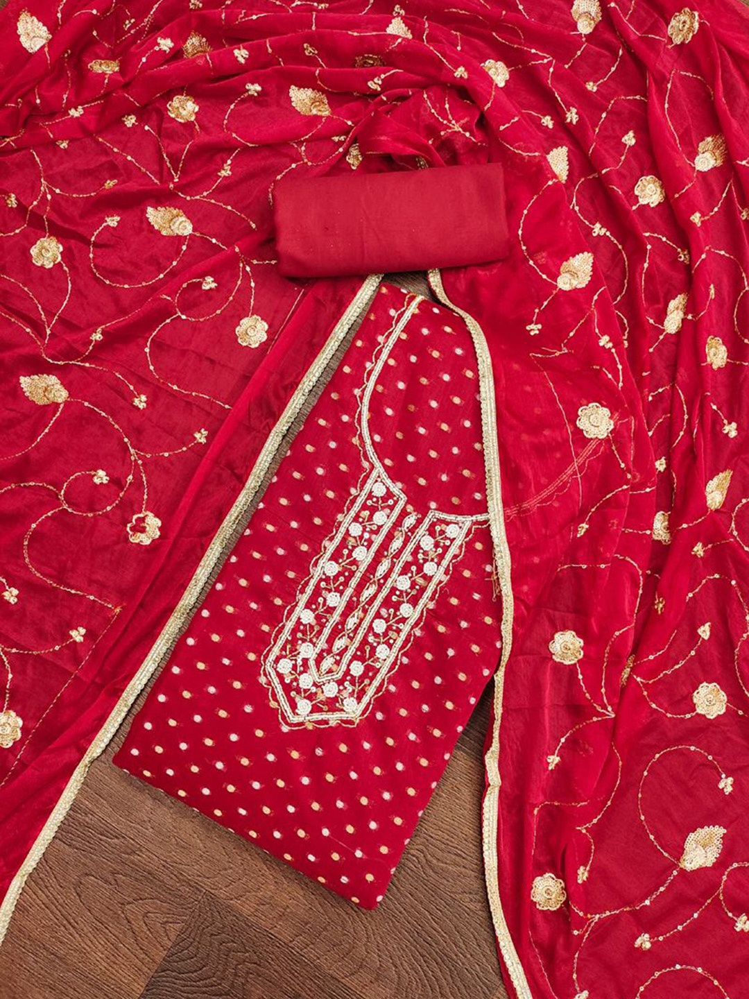 ASISA Geometric Woven Design Beads & Stones Unstitched Dress Material, Maroon
ASISA Geometric Woven Design Beads & Stones Unstitched Dress Material, Maroon
