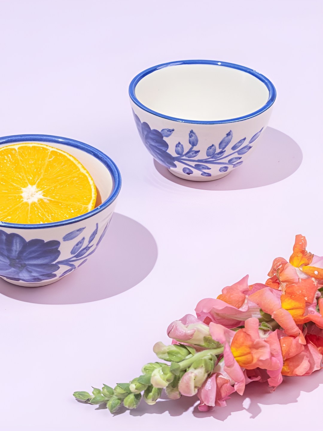 AMALAFIEE CERAMICS Blue & White 3 Pieces Printed Ceramic Microwave Safe Serving Bowls
AMALAFIEE CERAMICS Blue & White 3 Pieces Printed Ceramic Microwave Safe Serving Bowls