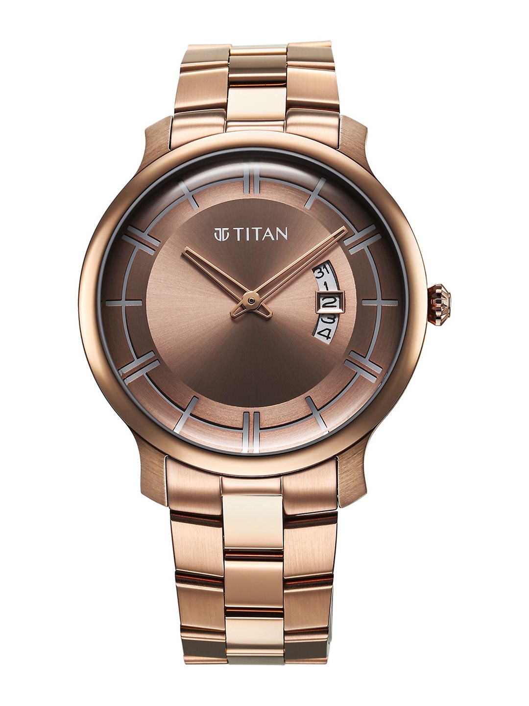 Titan Men Round Dial & Stainless Steel Bracelet Style Straps Analogue Watch 90170QM02, Olive
Titan Men Round Dial & Stainless Steel Bracelet Style Straps Analogue Watch 90170QM02, Olive