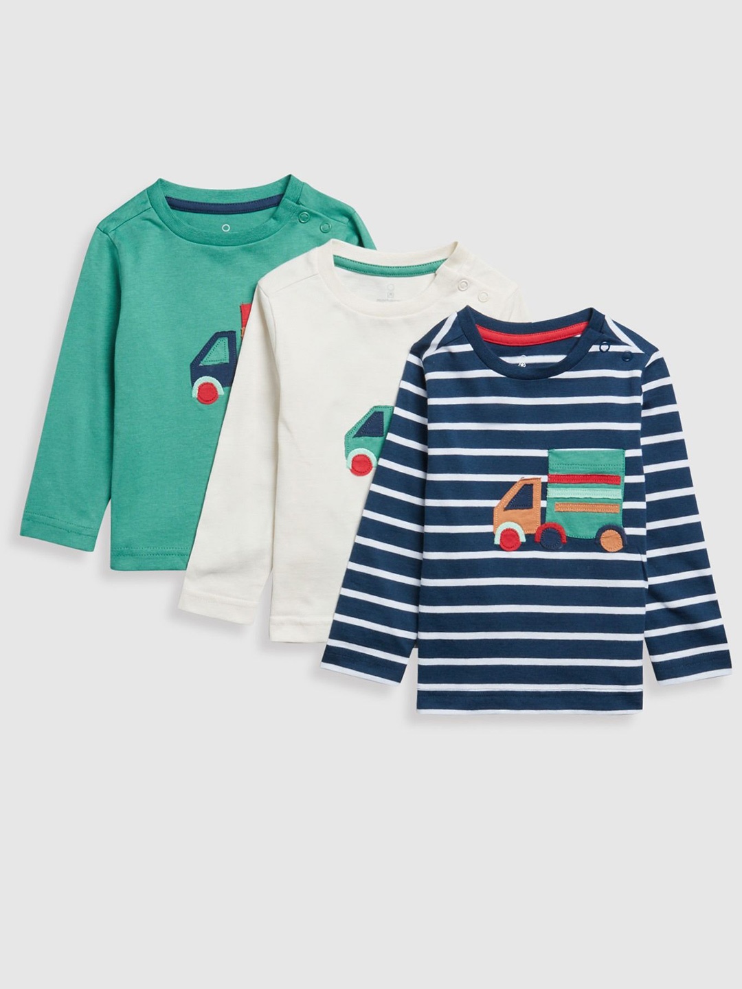 mothercare Boys Pack Of 3 Conversational Printed Round Neck Cotton T-shirts, Navy blue
mothercare Boys Pack Of 3 Conversational Printed Round Neck Cotton T-shirts, Navy blue