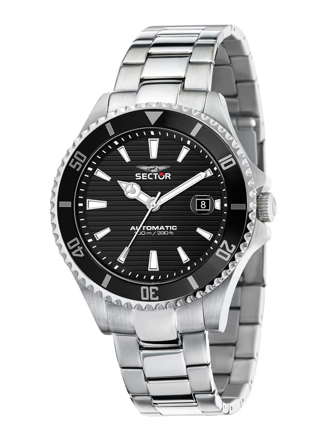 Sector Men Dial & Stainless Steel Straps Automatic Motion Powered Watch R3223161006, Black
Sector Men Dial & Stainless Steel Straps Automatic Motion Powered Watch R3223161006, Black