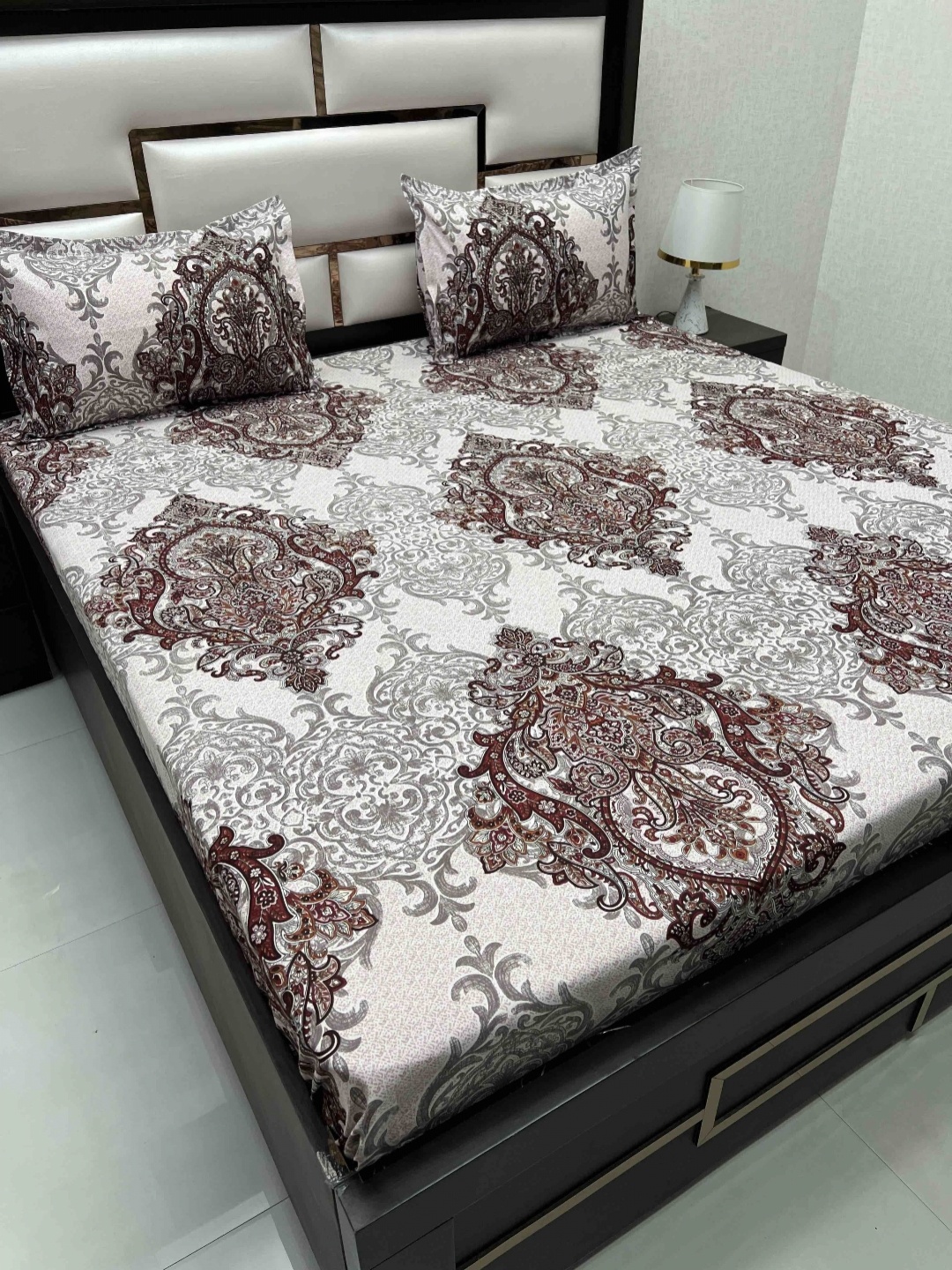 Pure Decor Amulya Maroon Ethnic Motifs Microfiber 260 TC Queen Bedsheet & 2 Pillow Covers
Pure Decor Amulya Maroon Ethnic Motifs Microfiber 260 TC Queen Bedsheet & 2 Pillow Covers