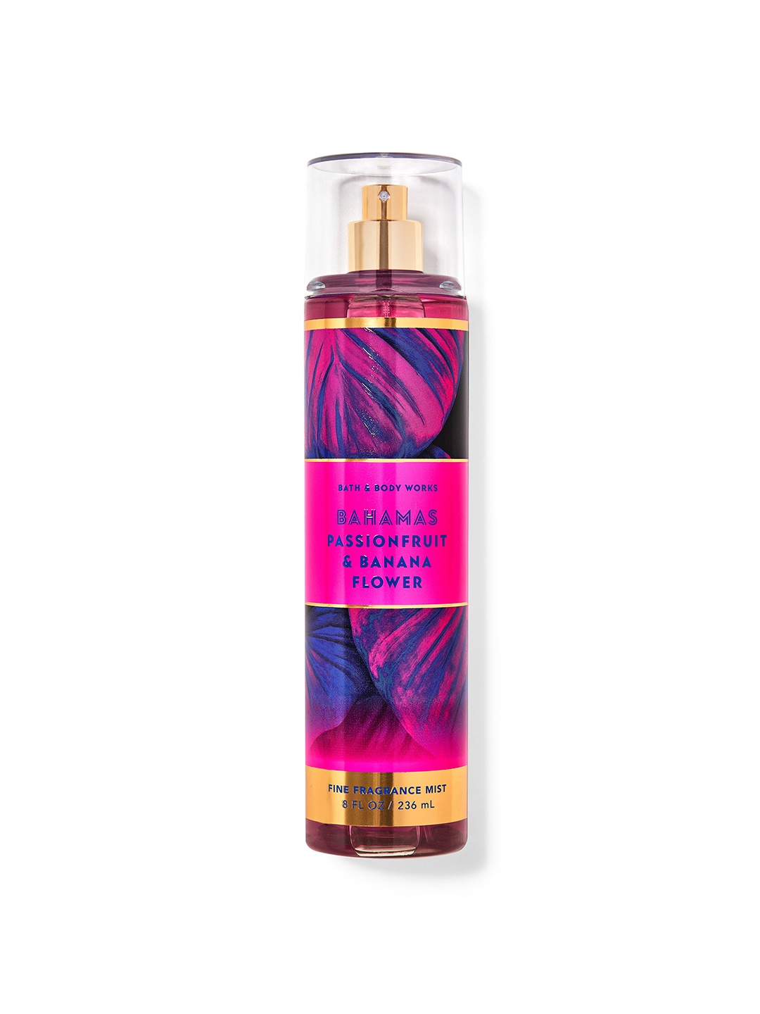 Bath & Body Works Women Bahamas Passionfruit & Banana Flower Fine Fragrance Mist - 236ml, Pink
Bath & Body Works Women Bahamas Passionfruit & Banana Flower Fine Fragrance Mist - 236ml, Pink