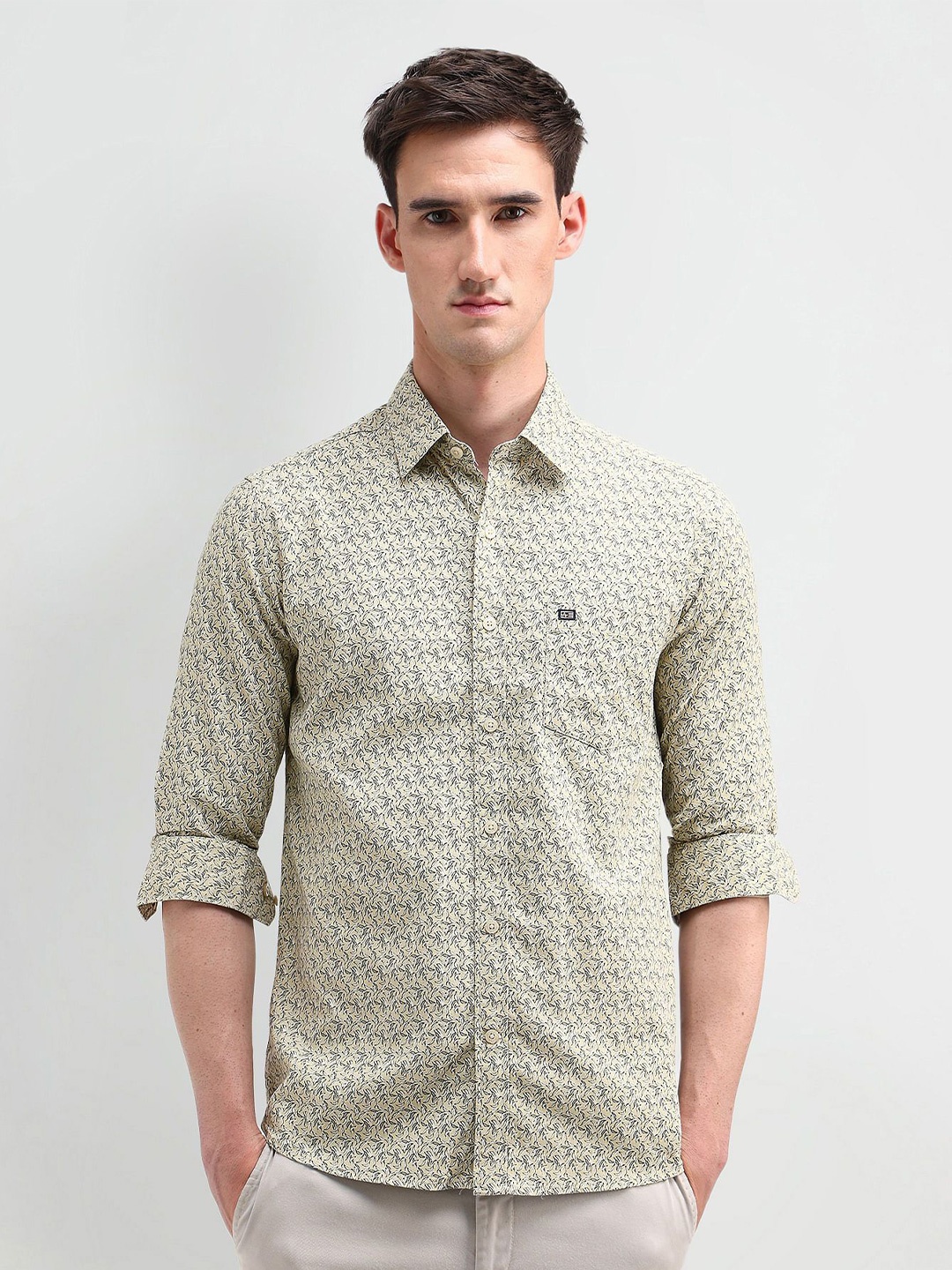 Arrow Sport Men Modern Spread Collar Abstract Printed Cotton Slim Fit Casual Shirt, Beige
Arrow Sport Men Modern Spread Collar Abstract Printed Cotton Slim Fit Casual Shirt, Beige