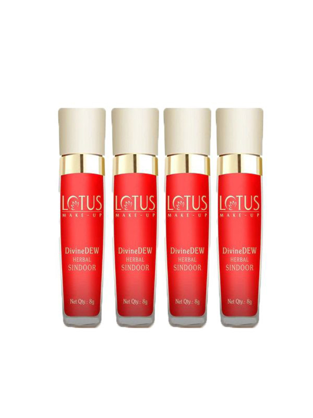 LOTUS Make-up Set Of 4 Divine Dew Water & Smudge Resistant Sindoor - 8g - Love Drop - 21, Red
LOTUS Make-up Set Of 4 Divine Dew Water & Smudge Resistant Sindoor - 8g - Love Drop - 21, Red