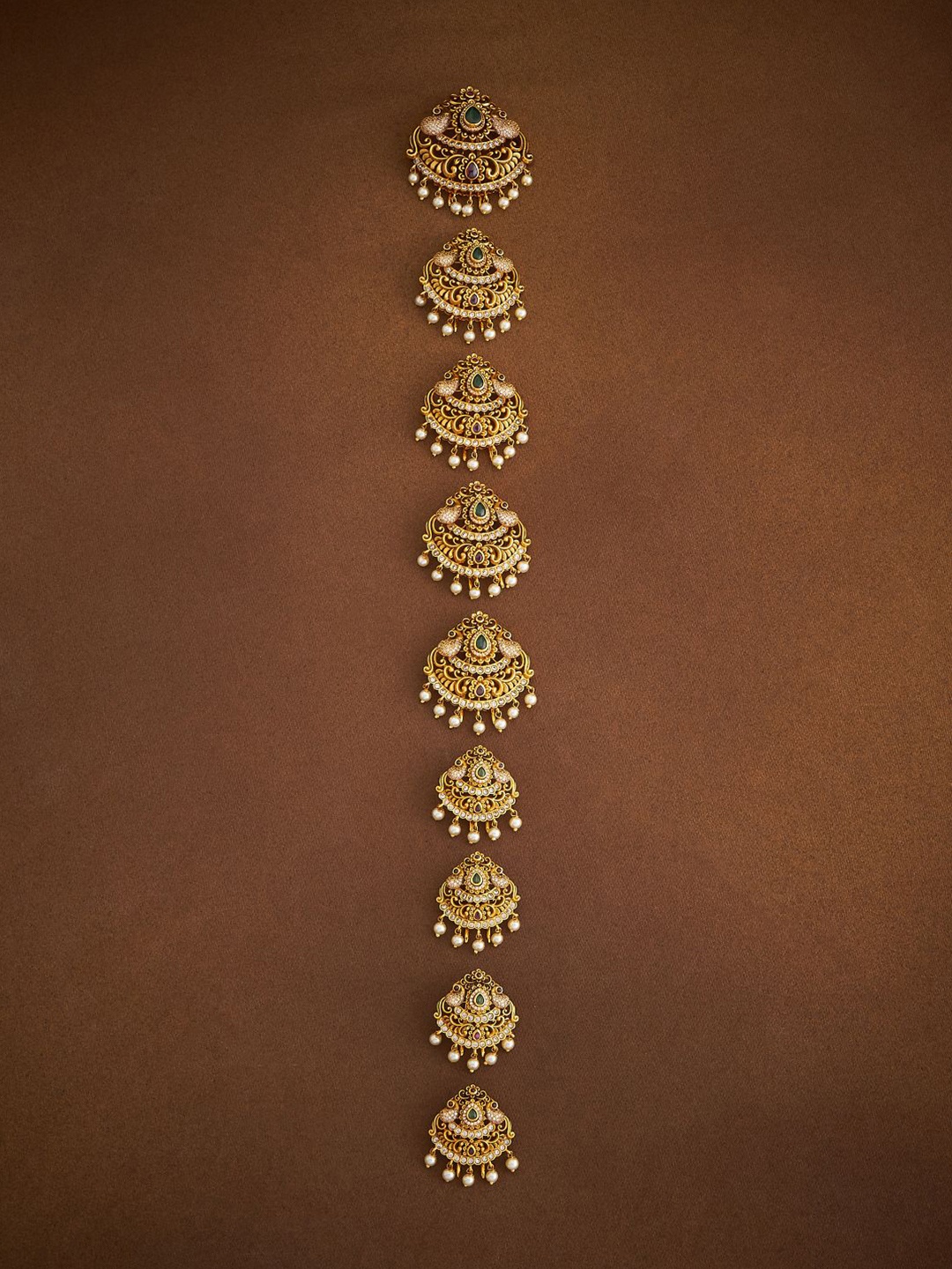 Kushal's Fashion Jewellery Women Set Of 9 Beaded French Barrette Hair Accessory, Gold
Kushal's Fashion Jewellery Women Set Of 9 Beaded French Barrette Hair Accessory, Gold
