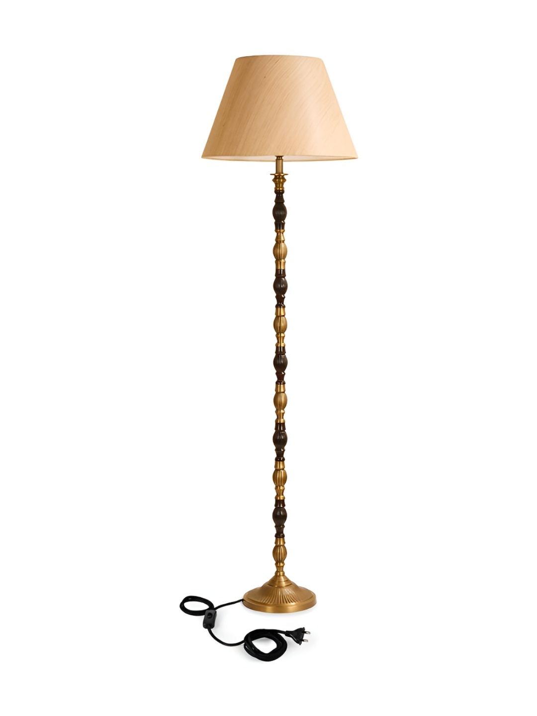 Fabindia Aabha Gold-Toned Textured Frustum Shaped Metal Painted Floor Lamp With Shade
Fabindia Aabha Gold-Toned Textured Frustum Shaped Metal Painted Floor Lamp With Shade