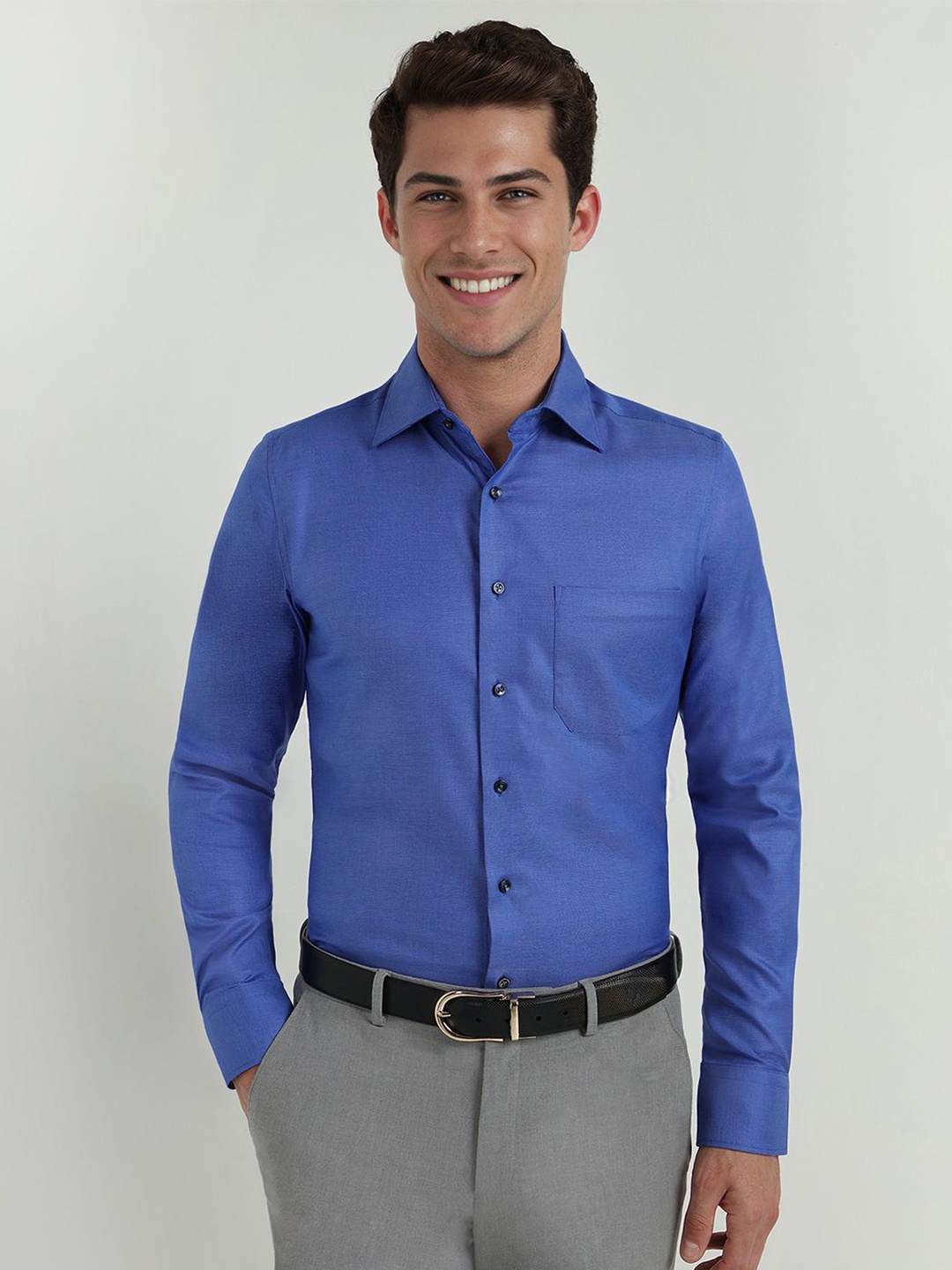 Allen Solly Sport Men Spread Collar Micro Ditsy Printed Cotton Slim Fit Formal Shirt, Blue
Allen Solly Sport Men Spread Collar Micro Ditsy Printed Cotton Slim Fit Formal Shirt, Blue