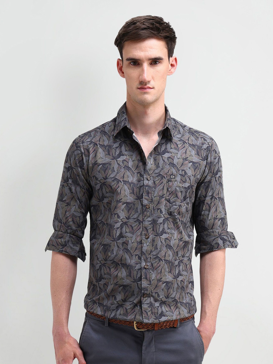 Arrow Sport Men Comfort Spread Collar Floral Printed Cotton Slim Fit Casual Shirt, Olive
Arrow Sport Men Comfort Spread Collar Floral Printed Cotton Slim Fit Casual Shirt, Olive