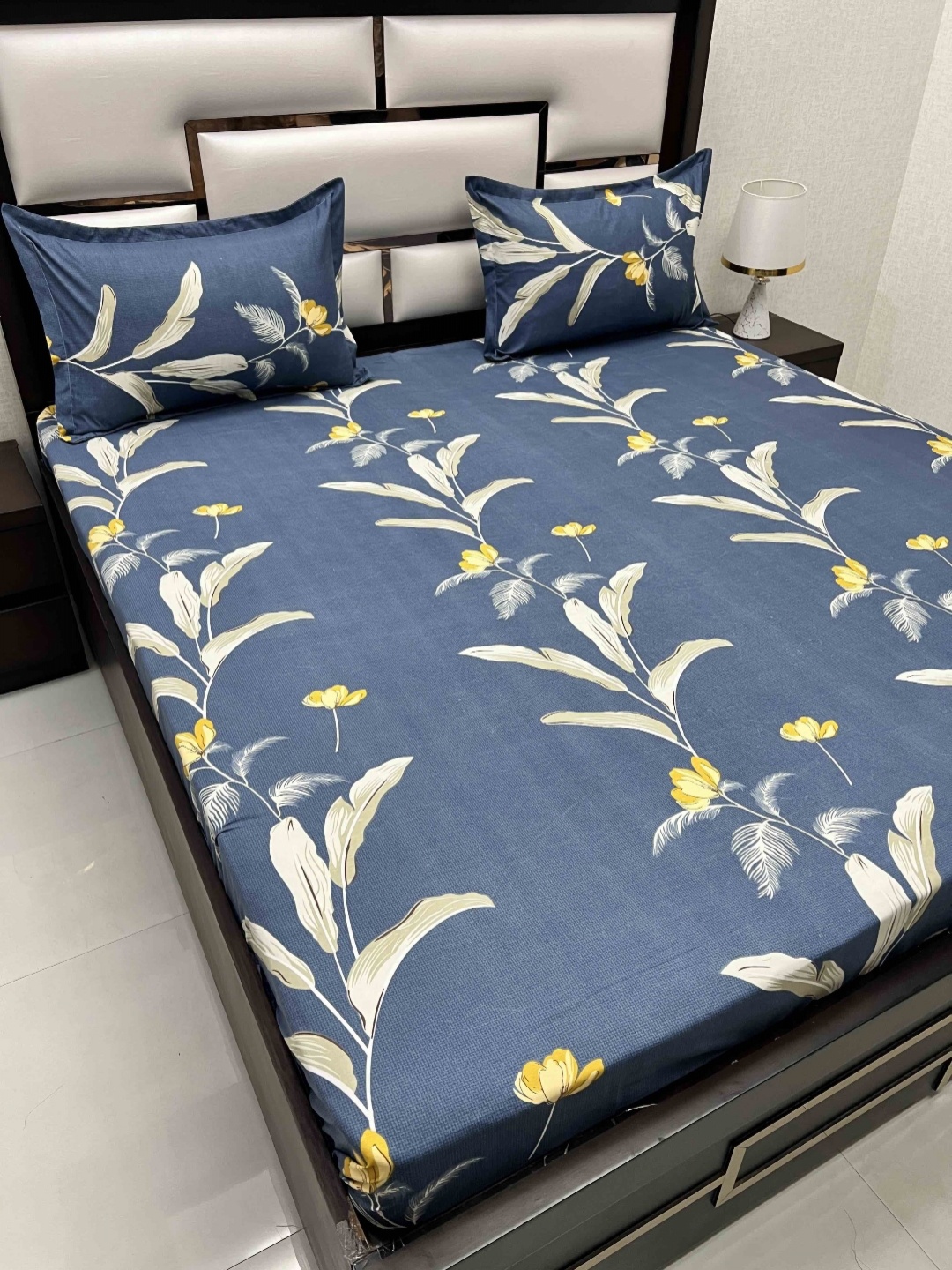 Pure Decor Amulya Blue Floral Printed Microfiber 350 TC Queen Bedsheet & 2 Pillow Covers
Pure Decor Amulya Blue Floral Printed Microfiber 350 TC Queen Bedsheet & 2 Pillow Covers