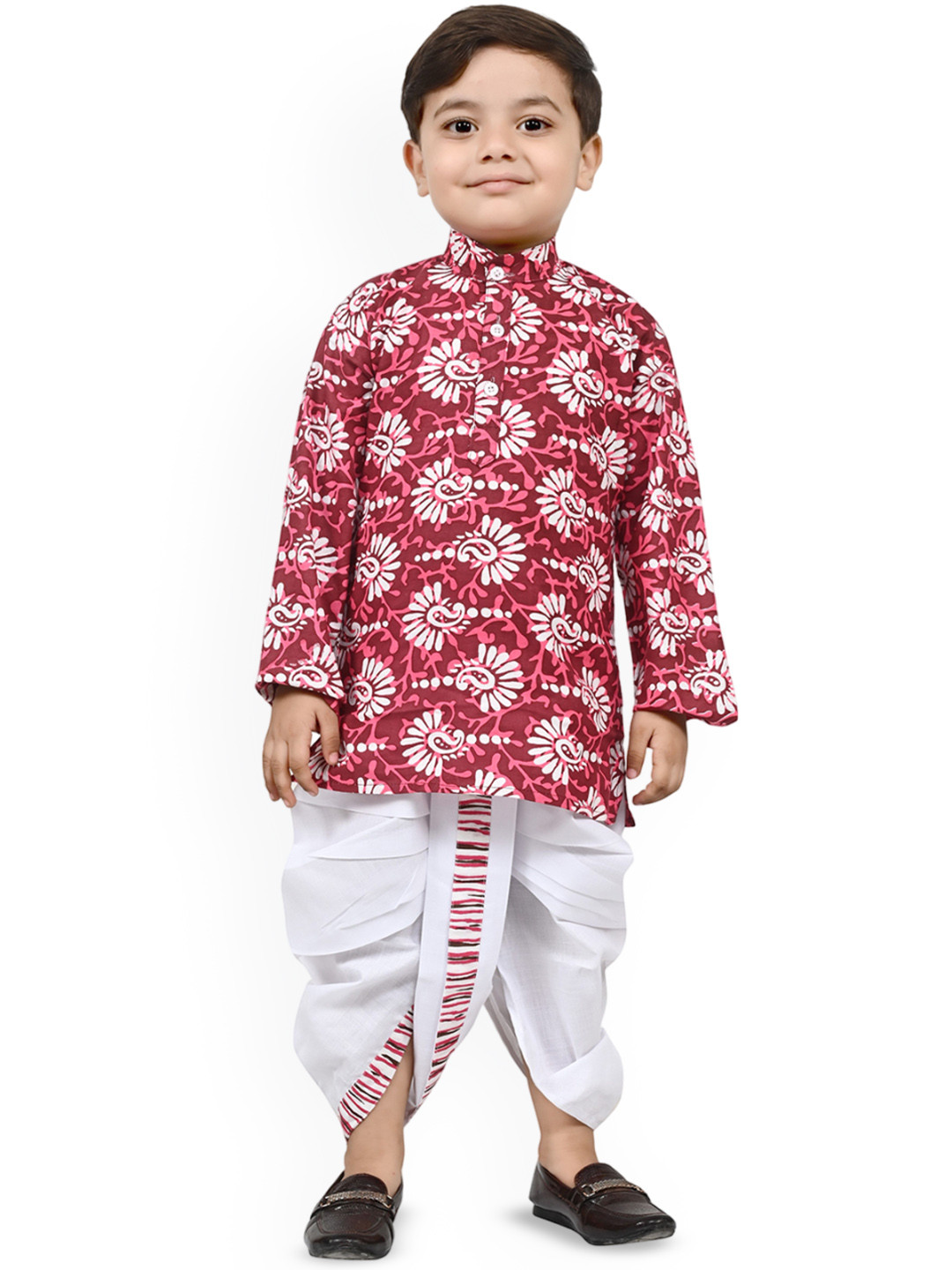 Arshia Fashions Boys Ethnic Motifs Printed Regular Straight Kurta with Dhoti Pants, Red
Arshia Fashions Boys Ethnic Motifs Printed Regular Straight Kurta with Dhoti Pants, Red