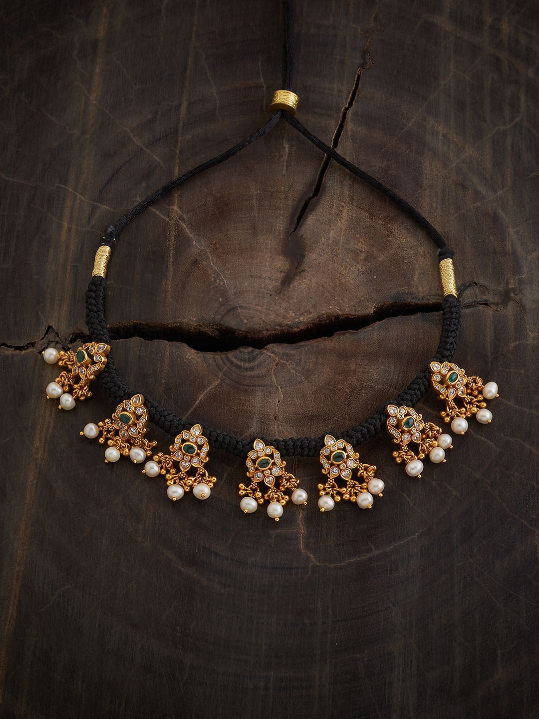 Kushal's Fashion Jewellery 92.5 Pure Silver Gold-Plated Stone Studded Temple Necklace
Kushal's Fashion Jewellery 92.5 Pure Silver Gold-Plated Stone Studded Temple Necklace
