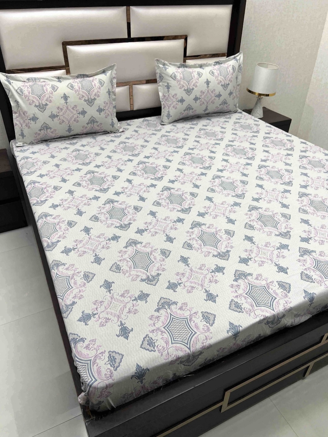 Pure Decor Velar Fur Sib OffWhite Ethnic 350TC Cotton King Fitted Bedsheet & Pillow Covers, Off white
Pure Decor Velar Fur Sib OffWhite Ethnic 350TC Cotton King Fitted Bedsheet & Pillow Covers, Off white