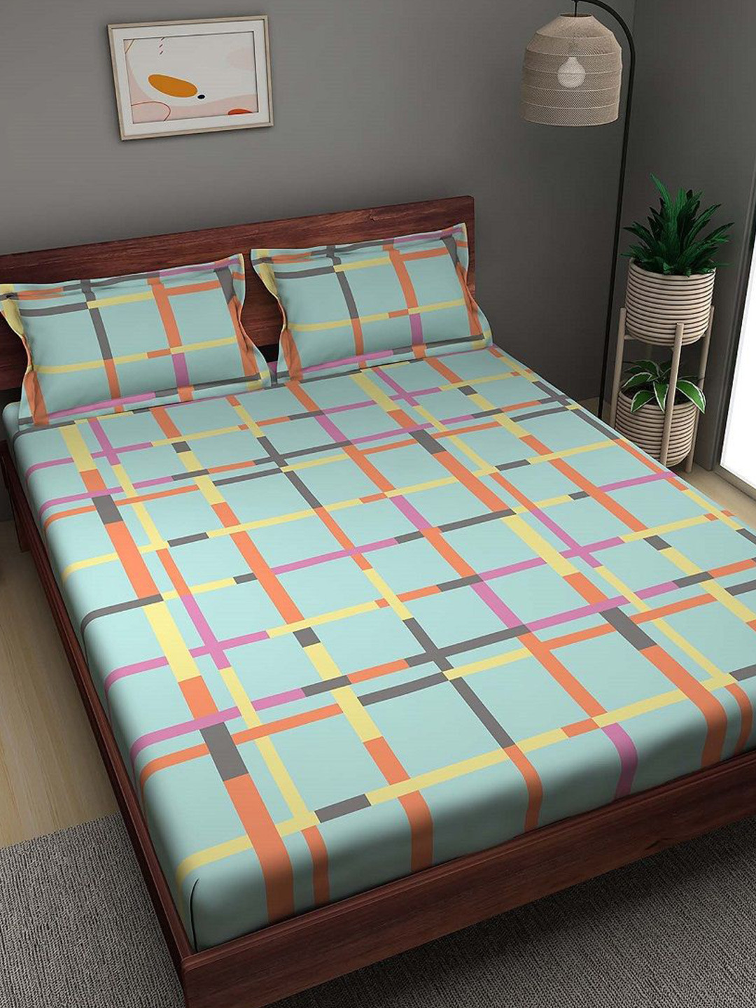 Sleepyhead Tetris Blue Geometric Printed 144 TC Cotton Queen Bedsheet & 2 Pillow Covers
Sleepyhead Tetris Blue Geometric Printed 144 TC Cotton Queen Bedsheet & 2 Pillow Covers