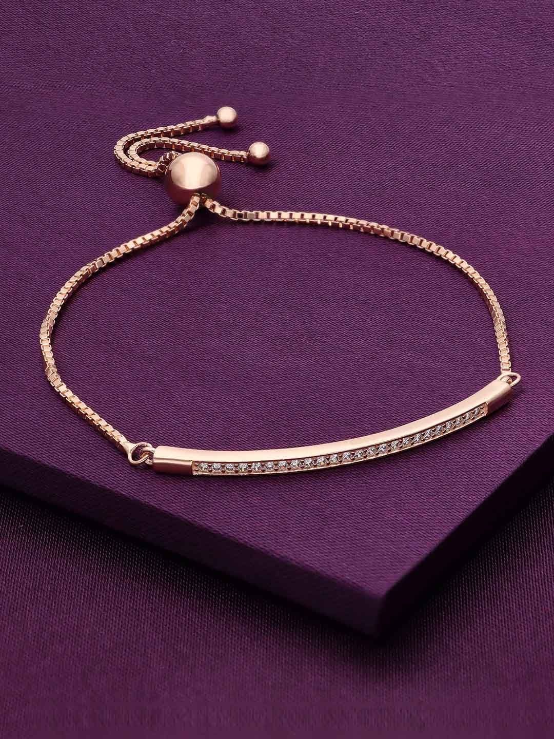 KAI JEWEL Rose Gold Plated 92.5 Sterling Silver Cubic Zirconia Wraparound Bracelet
KAI JEWEL Rose Gold Plated 92.5 Sterling Silver Cubic Zirconia Wraparound Bracelet