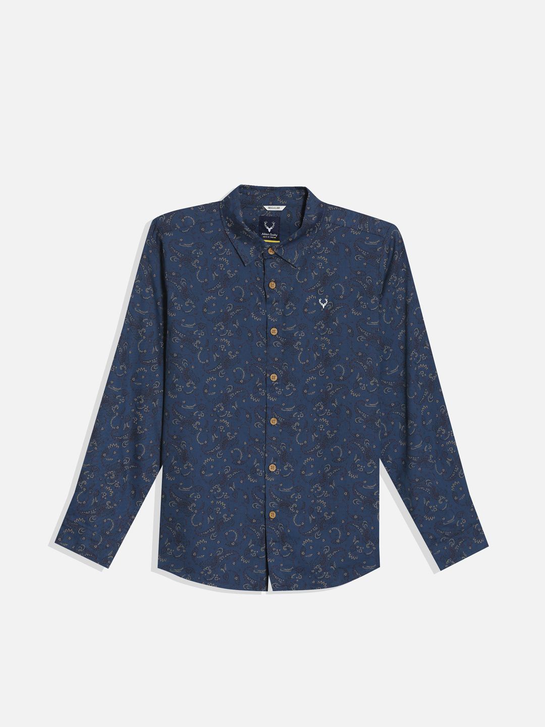 Allen Solly Junior Boys Spread Collar Floral Printed Cotton Casual Shirt, Navy blue
Allen Solly Junior Boys Spread Collar Floral Printed Cotton Casual Shirt, Navy blue