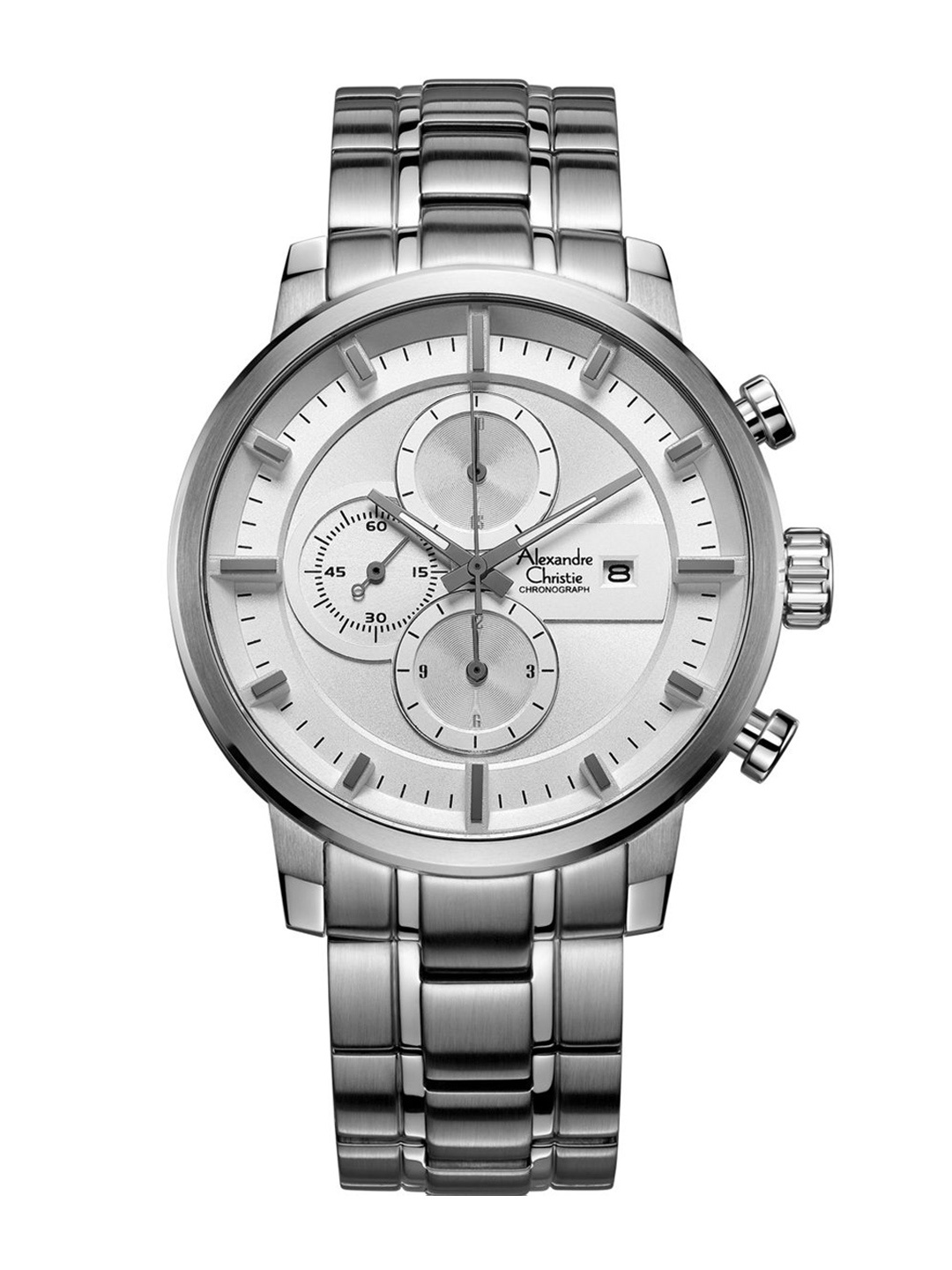 Alexandre Christie Men Dial & Stainless Steel Straps Analogue Watch 6323MCBSSSL, Silver
Alexandre Christie Men Dial & Stainless Steel Straps Analogue Watch 6323MCBSSSL, Silver