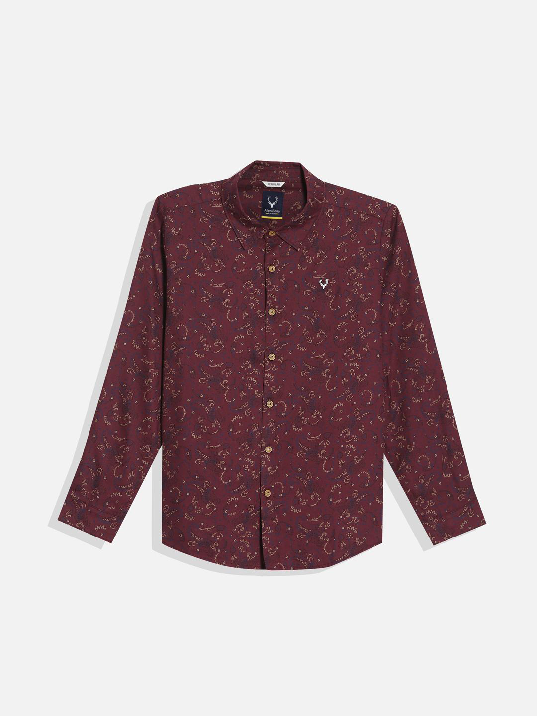Allen Solly Junior Boys Spread Collar Floral Printed Cotton Casual Shirt, Maroon
Allen Solly Junior Boys Spread Collar Floral Printed Cotton Casual Shirt, Maroon