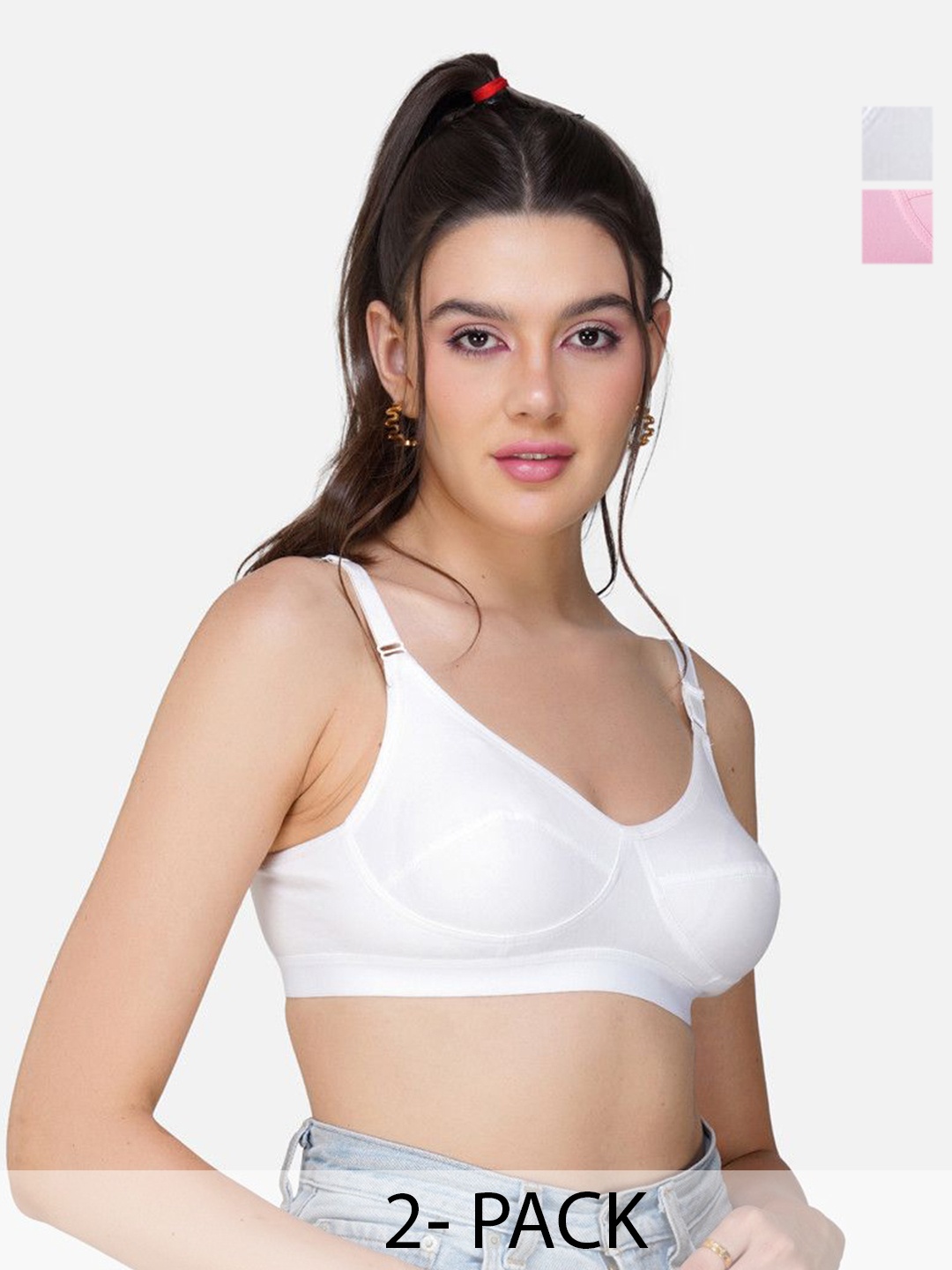 Teenager Women Breathable Fabric Seamless Proper Fit All Day Comfort Everyday Bra, White
Teenager Women Breathable Fabric Seamless Proper Fit All Day Comfort Everyday Bra, White