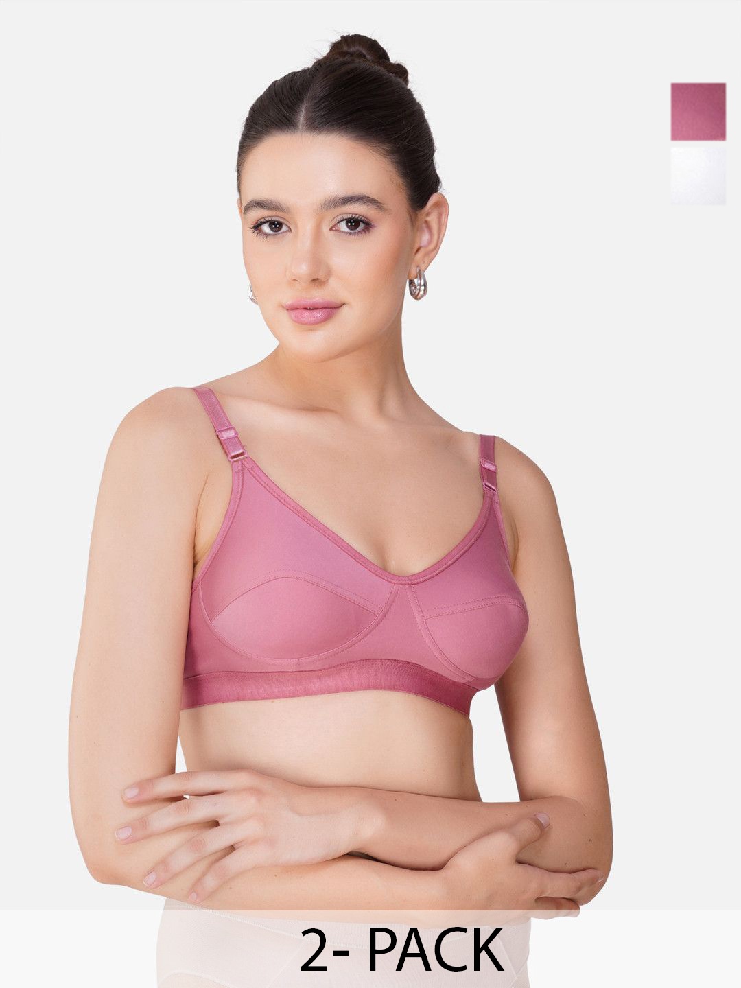 Teenager Women Breathable Fabric Seamless Proper Fit All Day Comfort Everyday Bra, White
Teenager Women Breathable Fabric Seamless Proper Fit All Day Comfort Everyday Bra, White