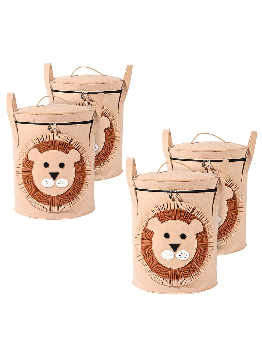 Kuber Industries Brown & White 4 Pieces Printed Foldable Cloth Basket With Handle - 34 L
Kuber Industries Brown & White 4 Pieces Printed Foldable Cloth Basket With Handle - 34 L