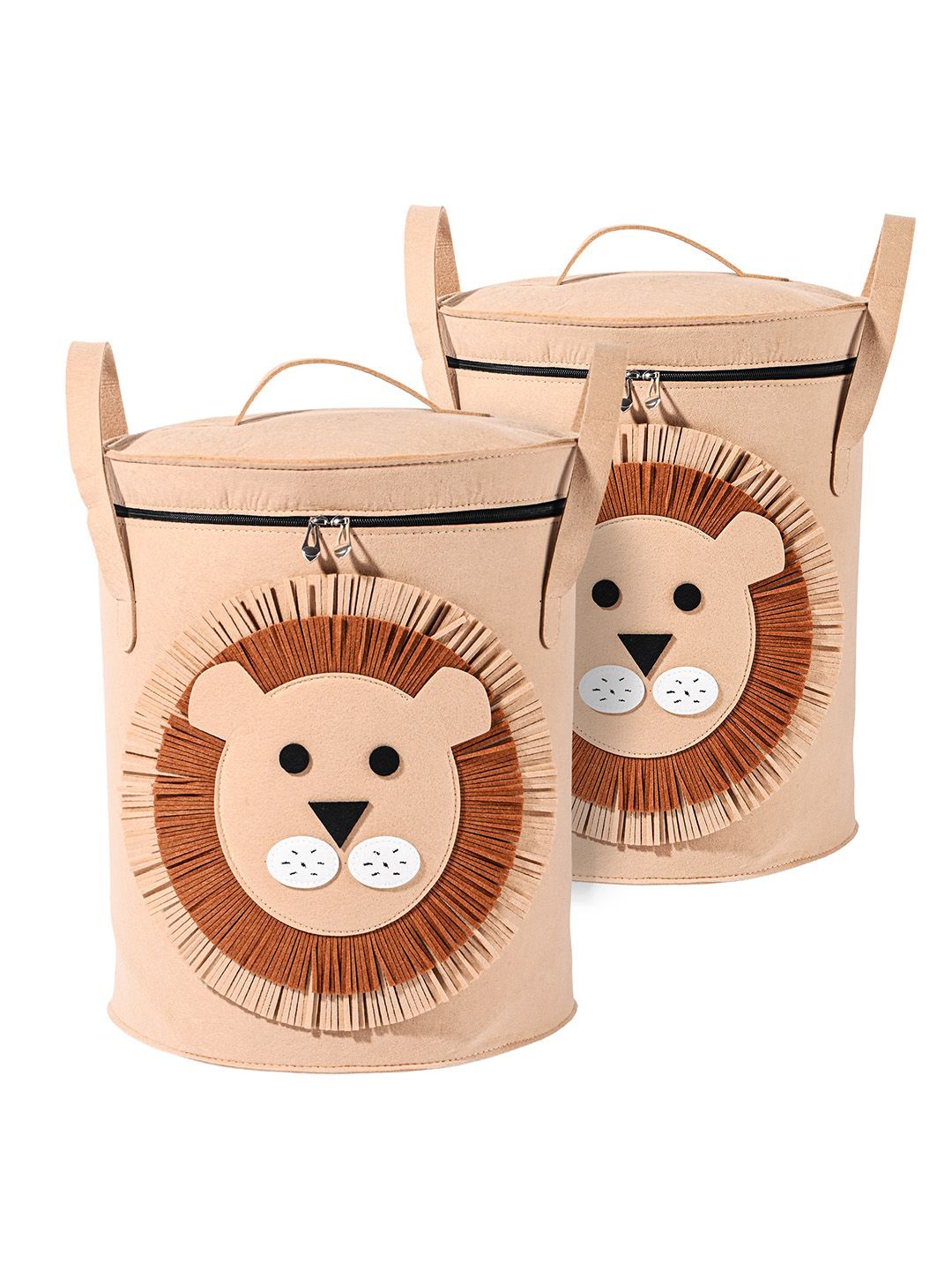 Kuber Industries Brown & White 2 Pieces Printed Foldable Cloth Basket With Handle - 34 L
Kuber Industries Brown & White 2 Pieces Printed Foldable Cloth Basket With Handle - 34 L