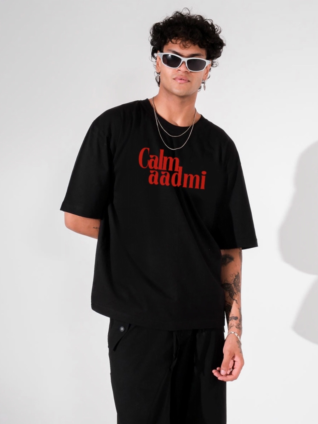 TheBTclub Men Activchill Typography Printed Round Neck Cotton Oversized T-shirt, Black
TheBTclub Men Activchill Typography Printed Round Neck Cotton Oversized T-shirt, Black