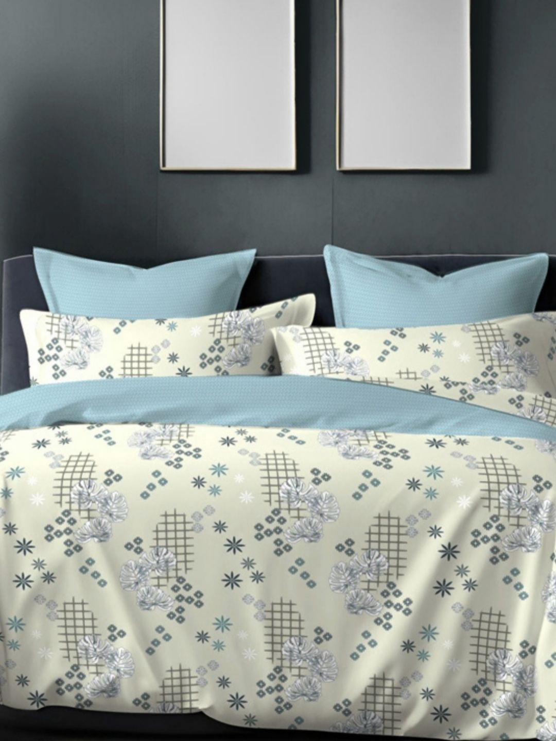 Sleeping Owls- because your sleep matters Blue Printed King Bedsheet Set- 2.74 m x 2.74 m
Sleeping Owls- because your sleep matters Blue Printed King Bedsheet Set- 2.74 m x 2.74 m