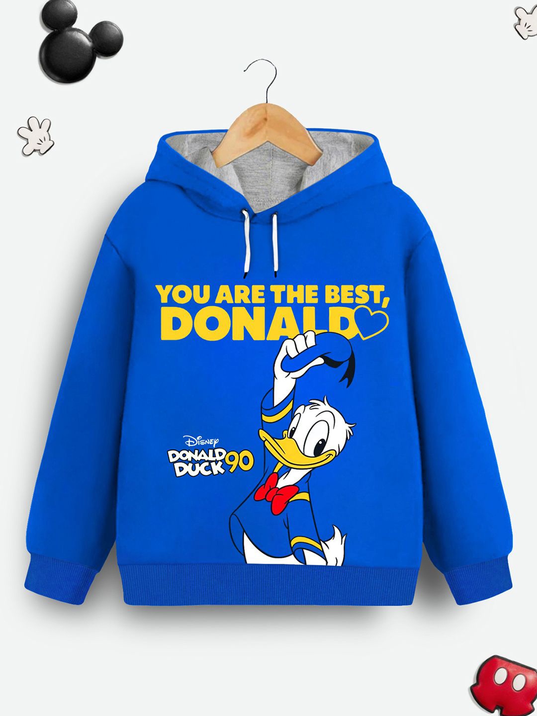 Disney By Miss and Chief Boys Printed Hooded Pullover Cotton Sweatshirt, Blue
Disney By Miss and Chief Boys Printed Hooded Pullover Cotton Sweatshirt, Blue