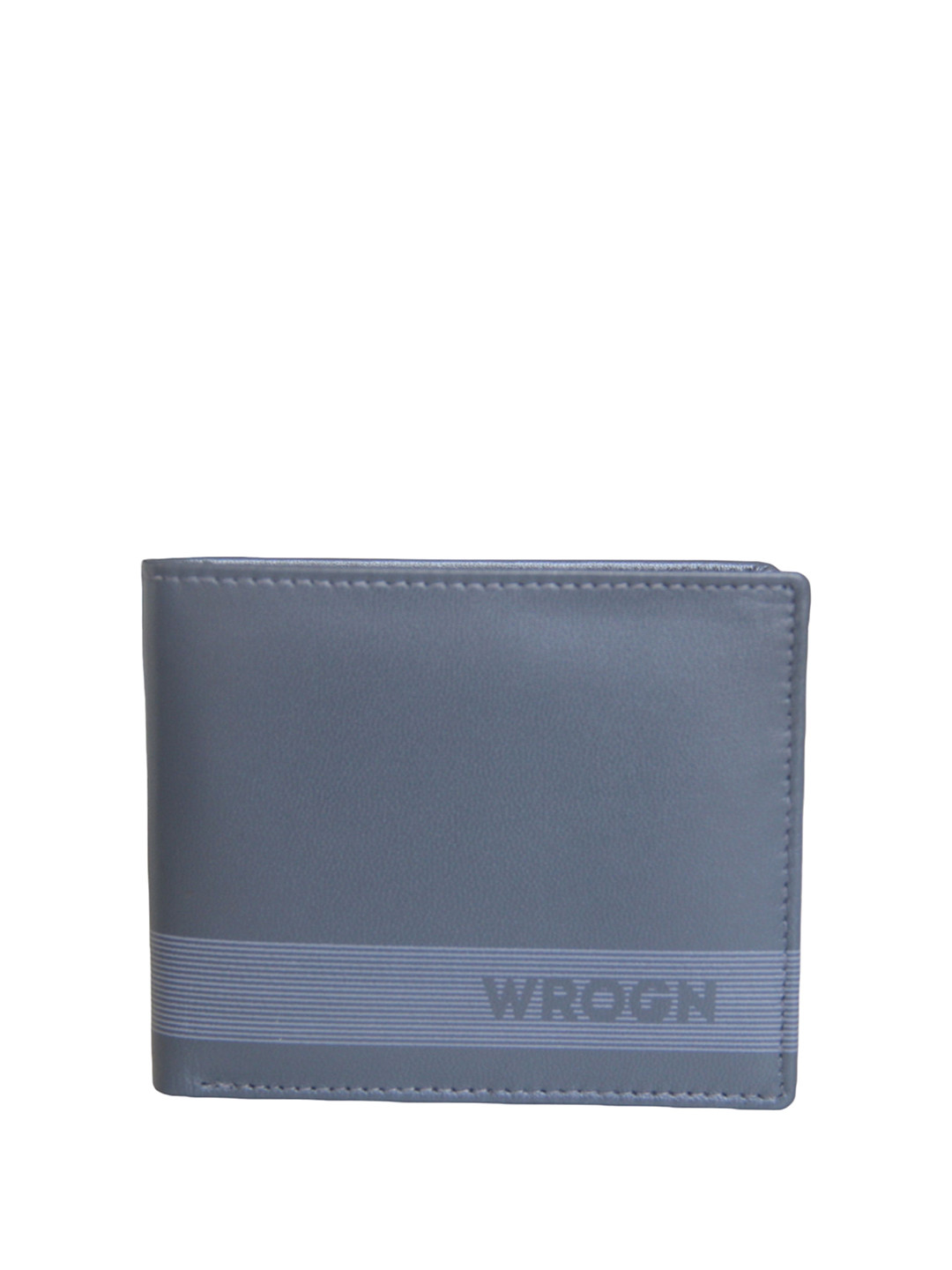 WROGN Men Leather Card Holder, Grey 
WROGN Men Leather Card Holder, Grey