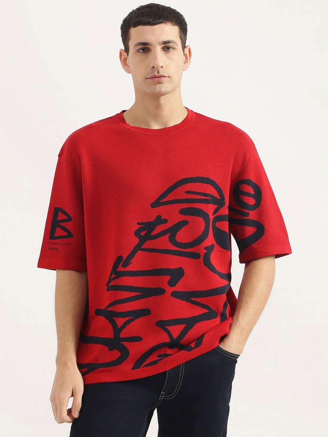 United Colors of Benetton Men Typography Printed Round Neck Cotton Relaxed Fit T-shirt, Red
United Colors of Benetton Men Typography Printed Round Neck Cotton Relaxed Fit T-shirt, Red
