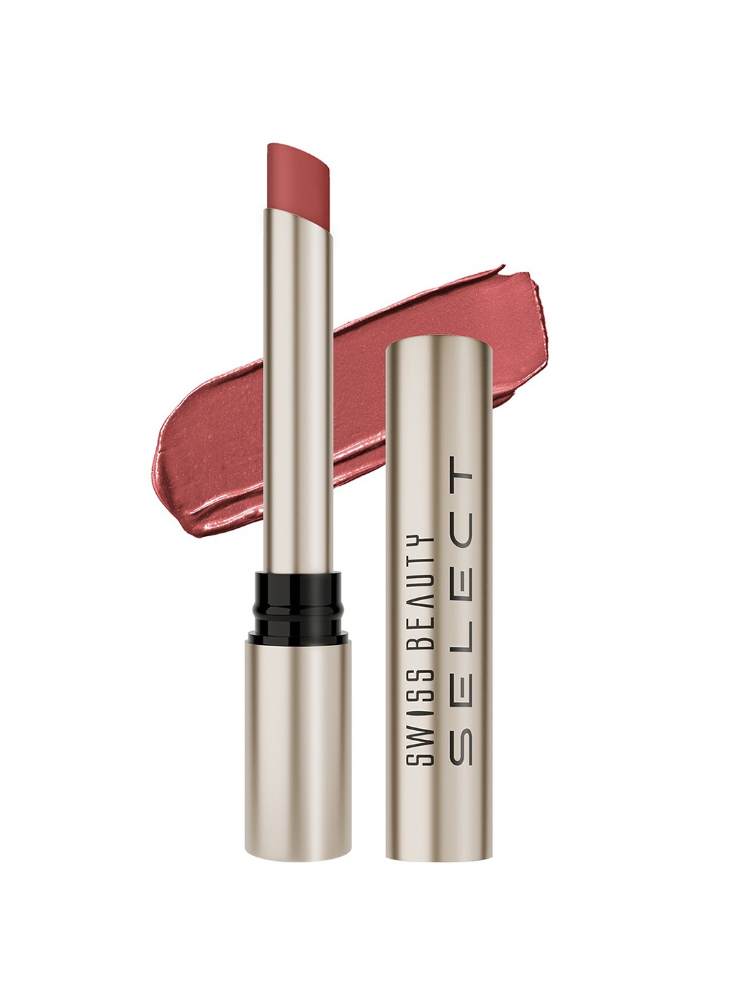 SWISS BEAUTY Select High On Shine Long Lasting Lipstick with Vitamin E - Rich Rose 01
SWISS BEAUTY Select High On Shine Long Lasting Lipstick with Vitamin E - Rich Rose 01