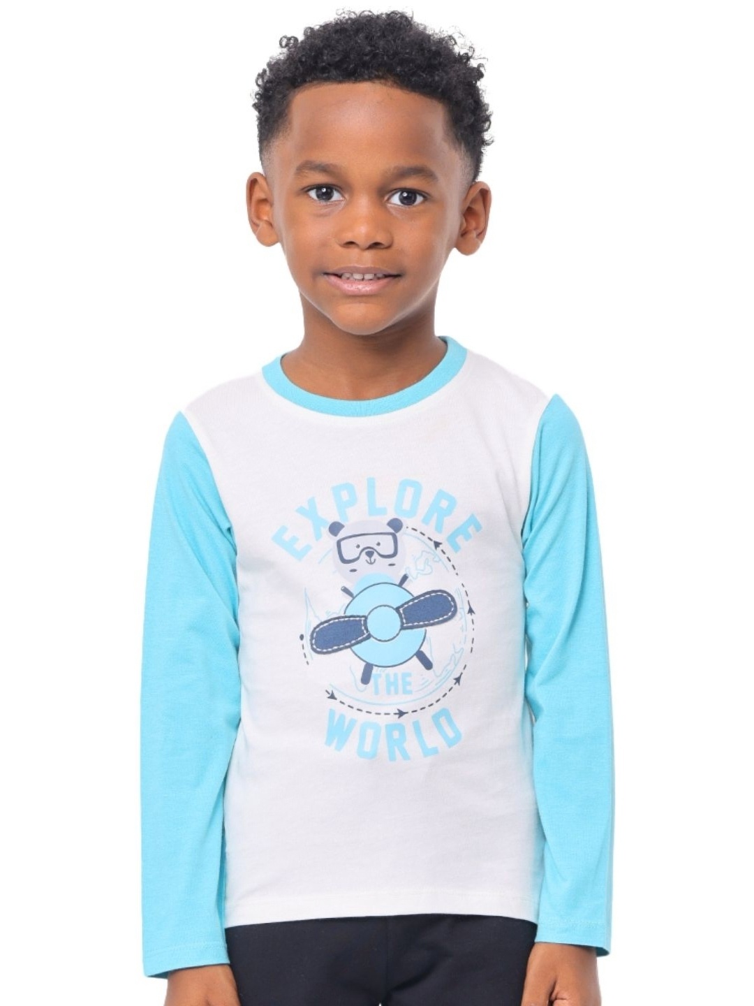Nuego Kids Boys Graphic Printed Bio Finish Round Neck Full Sleeve Cotton T-shirt, White
Nuego Kids Boys Graphic Printed Bio Finish Round Neck Full Sleeve Cotton T-shirt, White